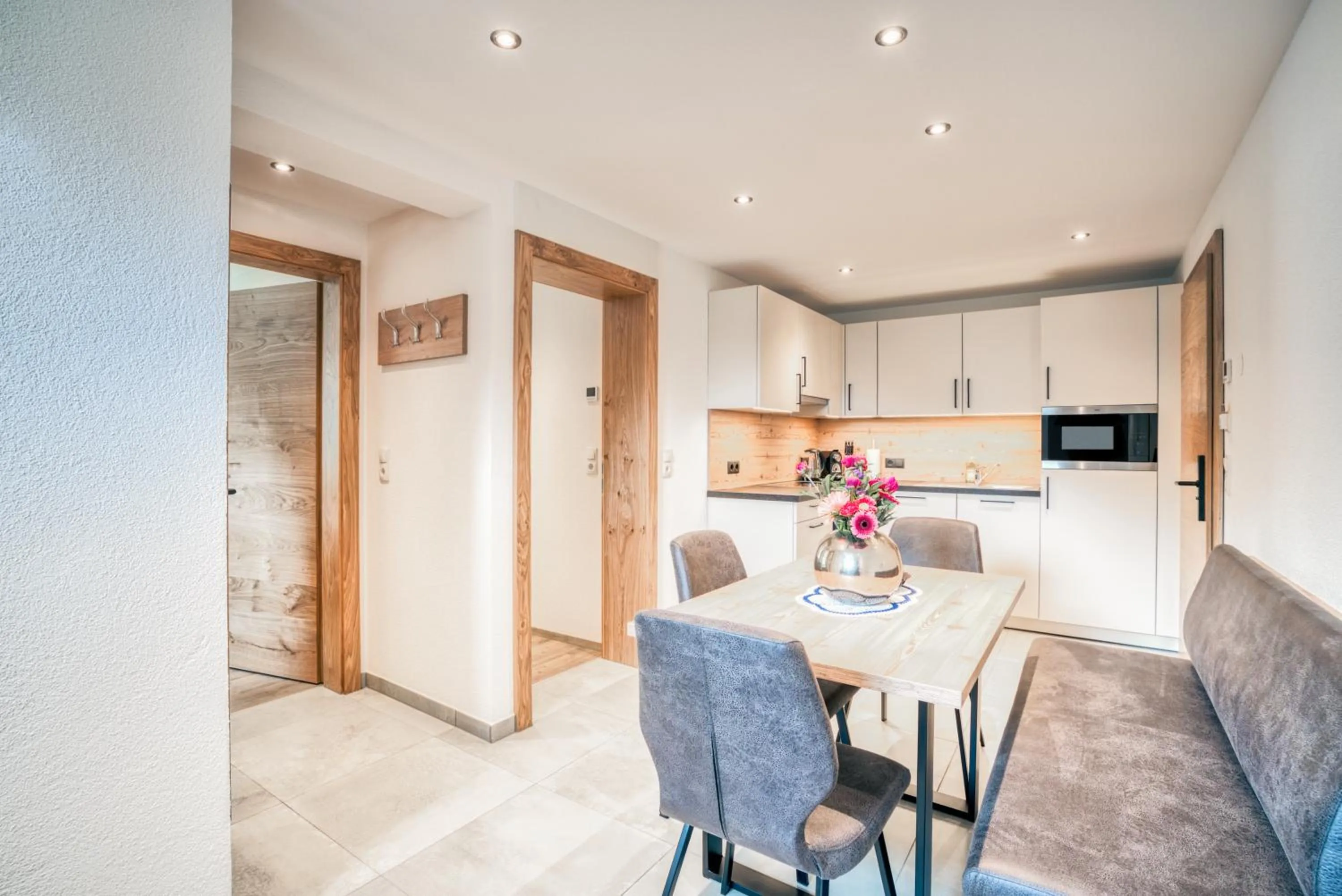 Dining area in Apart Gstrein - including Silvretta Premium Summercard