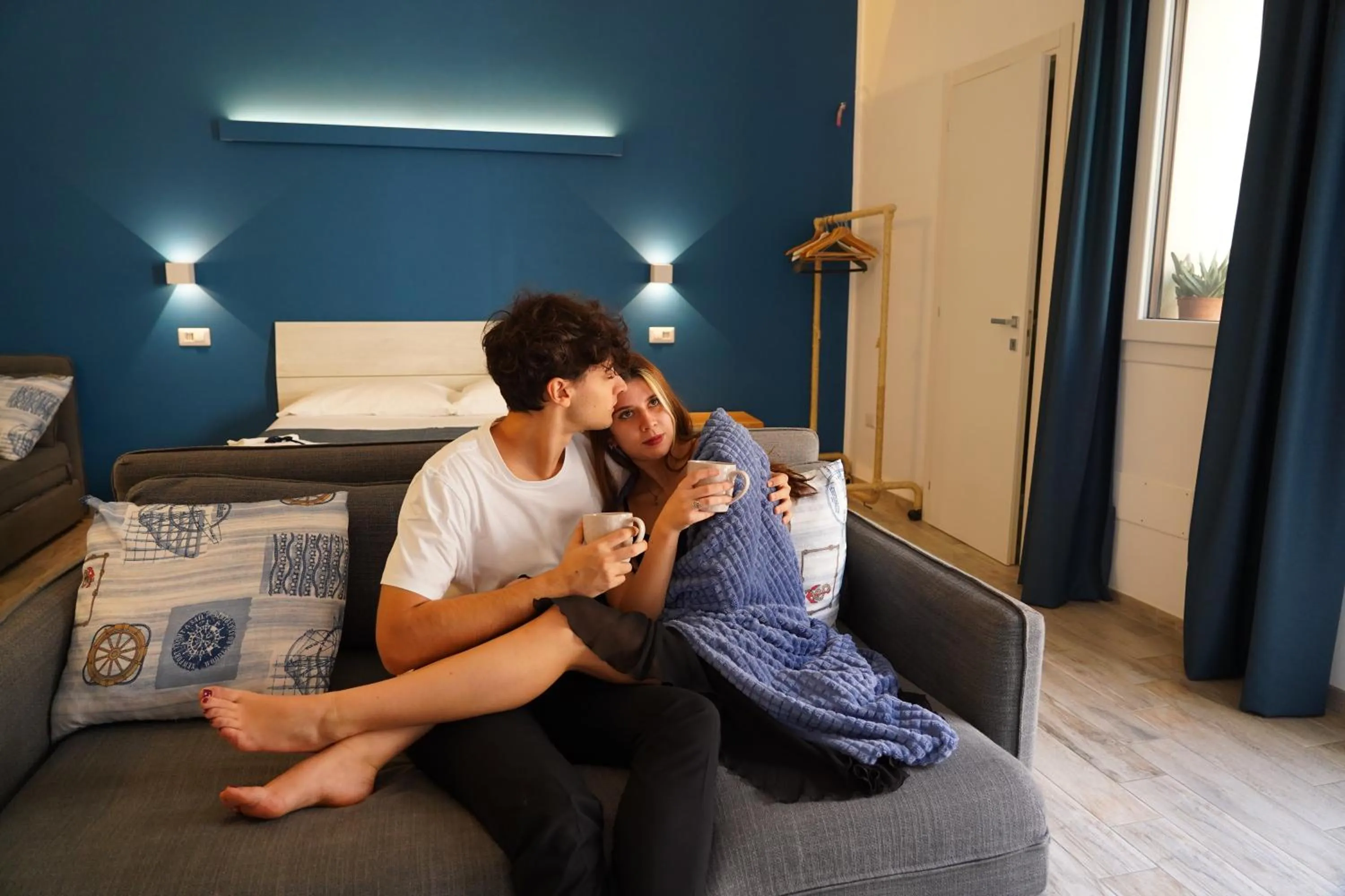 View (from property/room), Bed in TRANI LA GRAZIA b&b