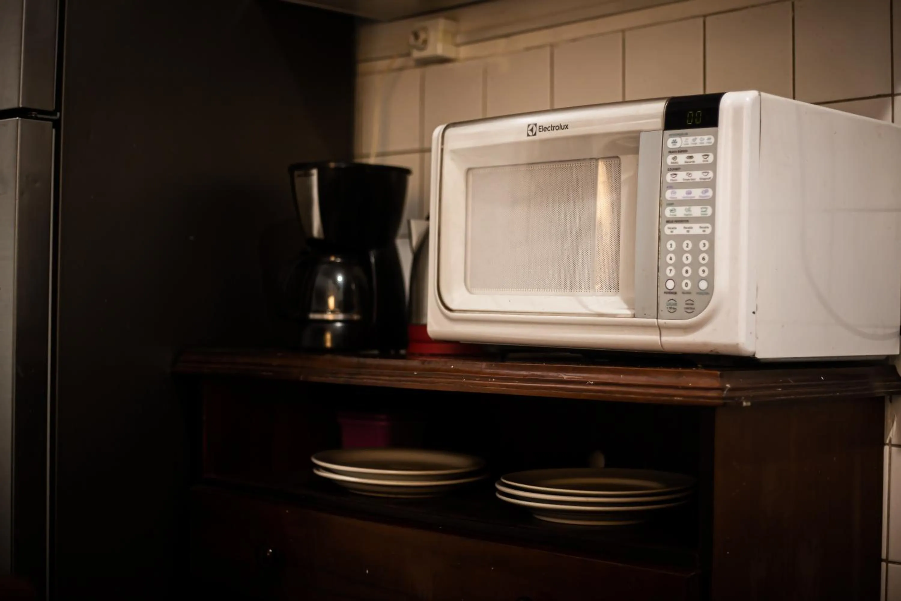 Kitchen or kitchenette in Hostel Liberdade