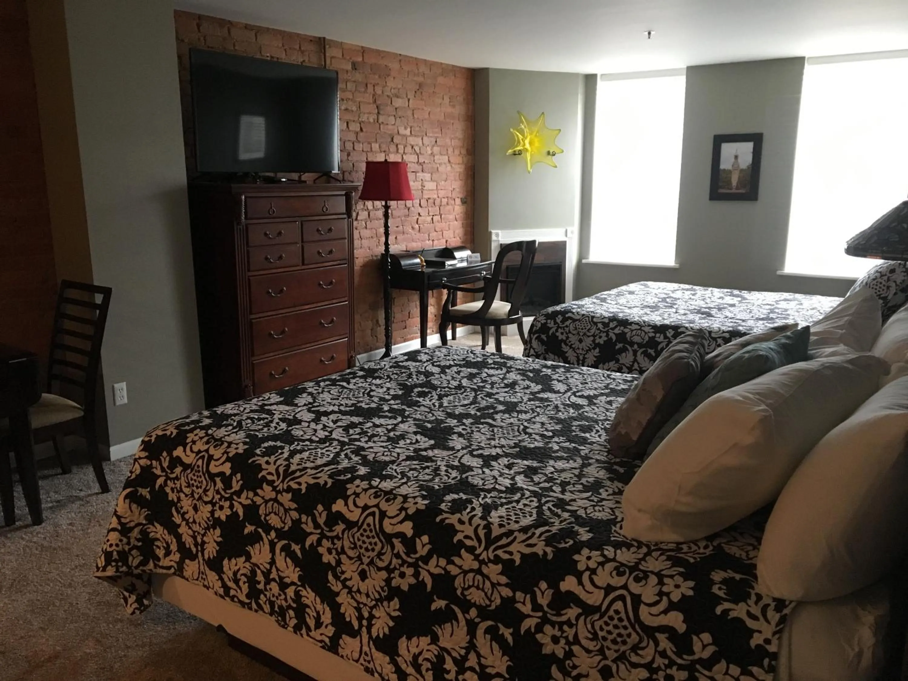 Bed in Lodging at the Gaffer Inn