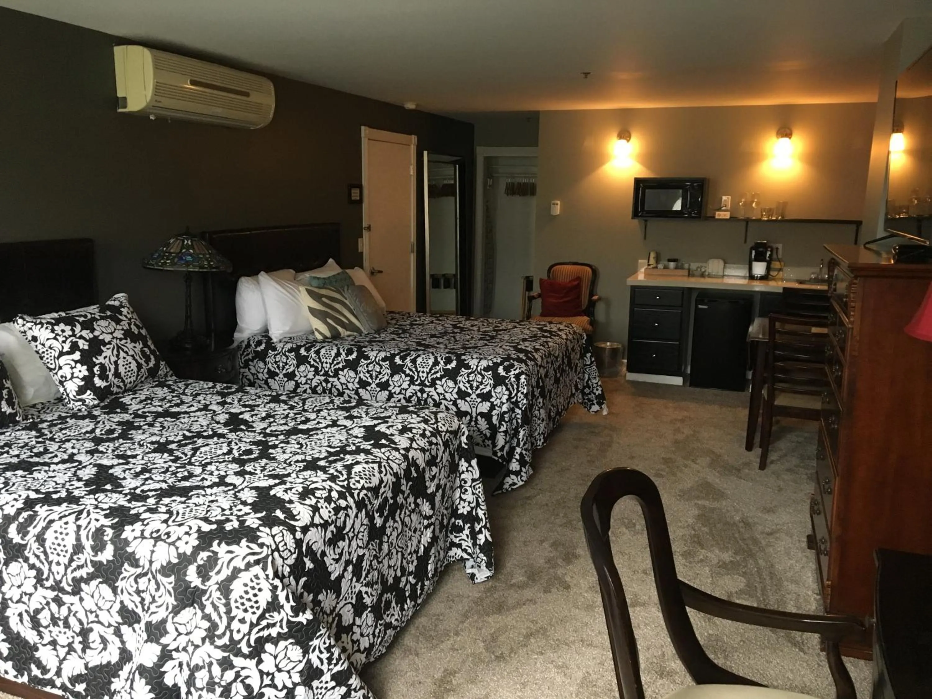 Bed in Lodging at the Gaffer Inn