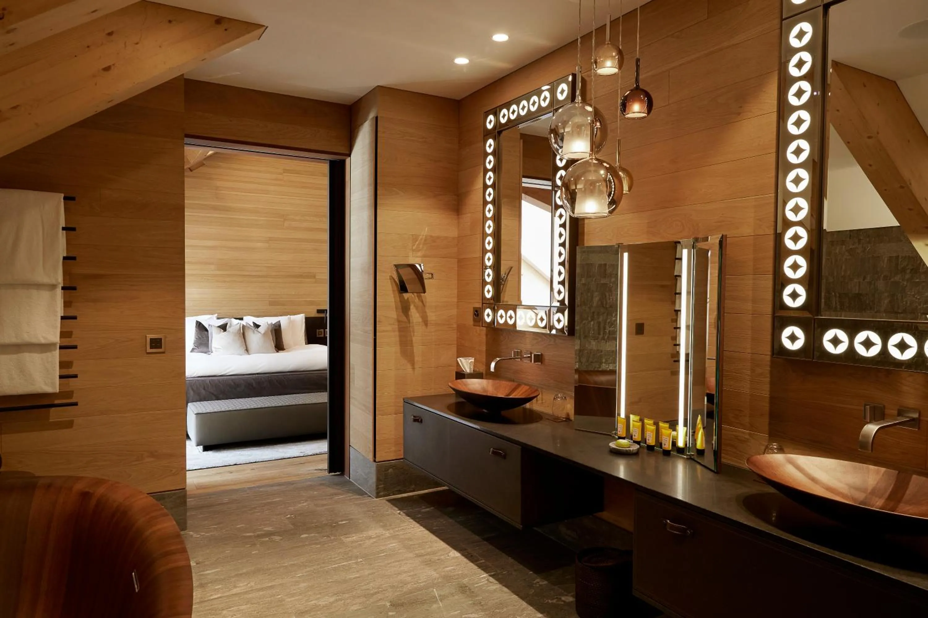 Bed in The Chedi Andermatt