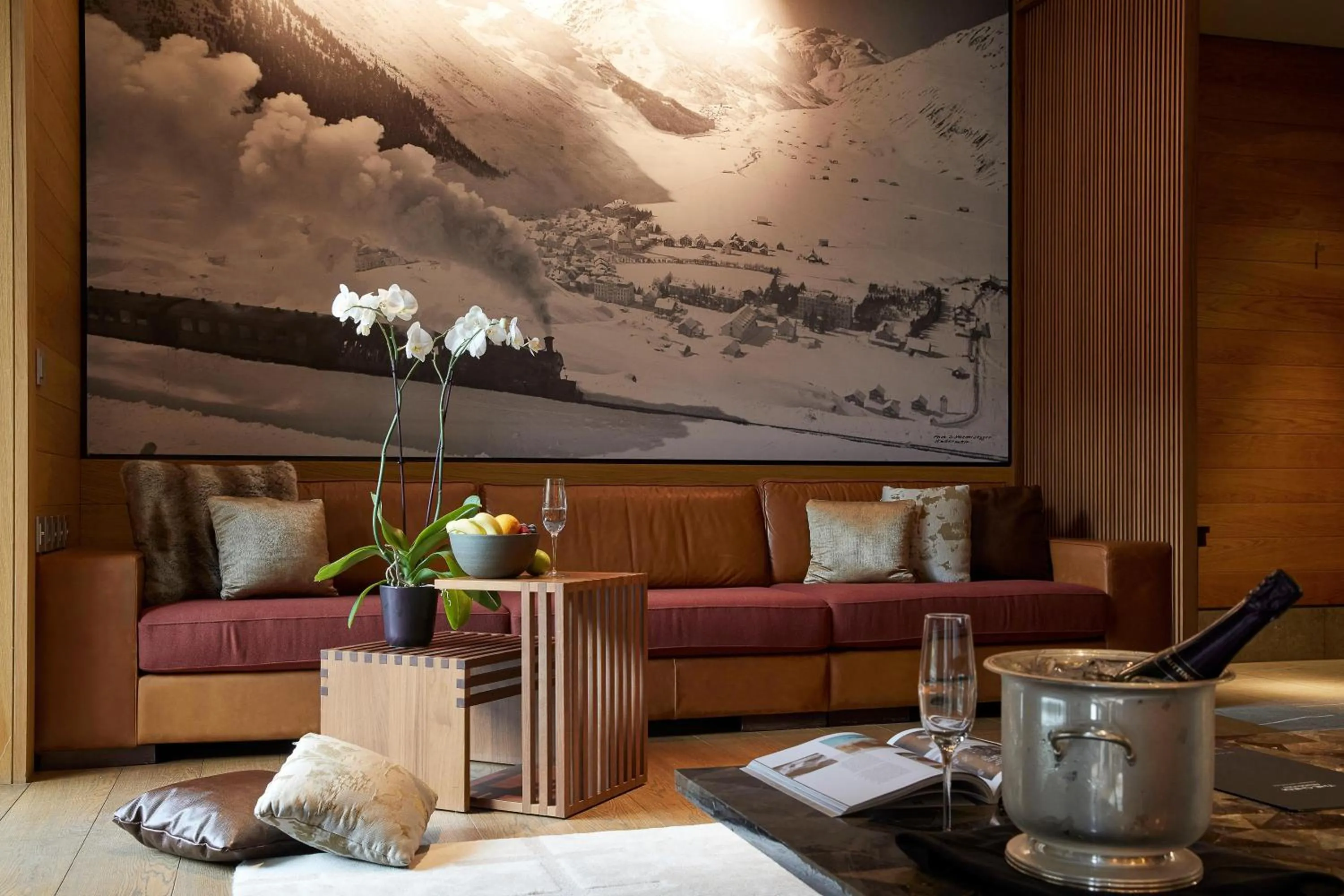 Photo of the whole room in The Chedi Andermatt