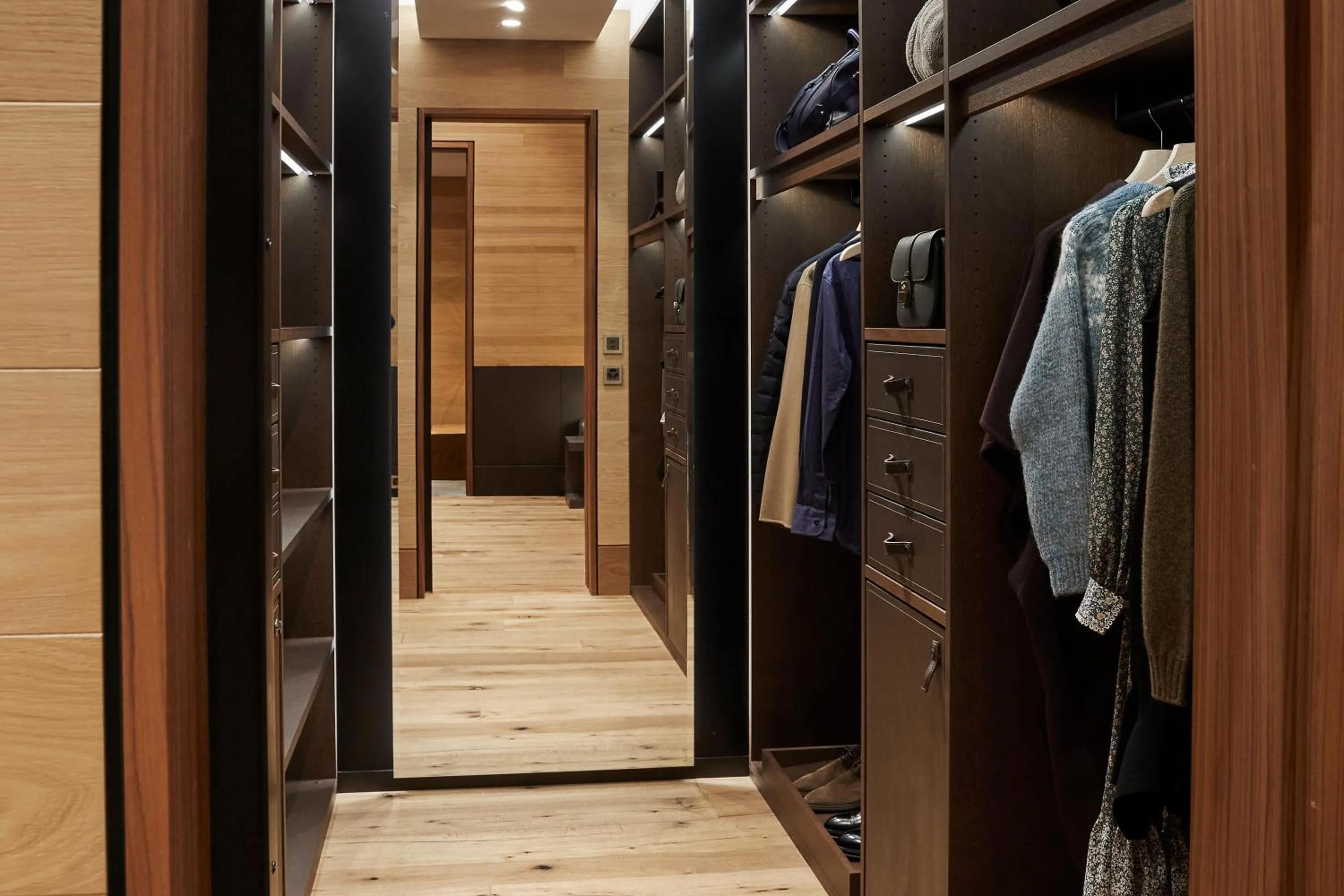wardrobe in The Chedi Andermatt