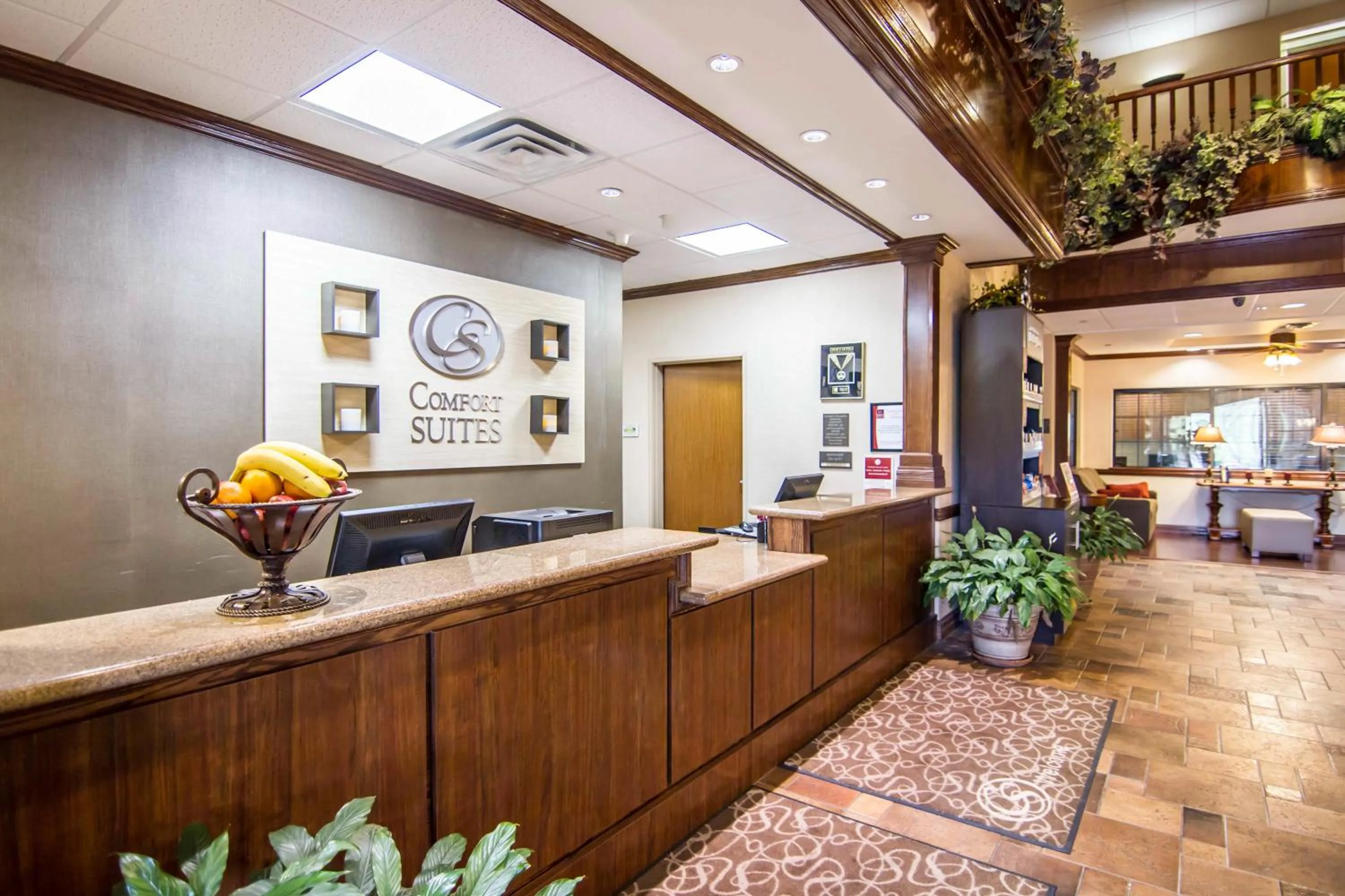 Lobby or reception in Comfort Suites Marshall