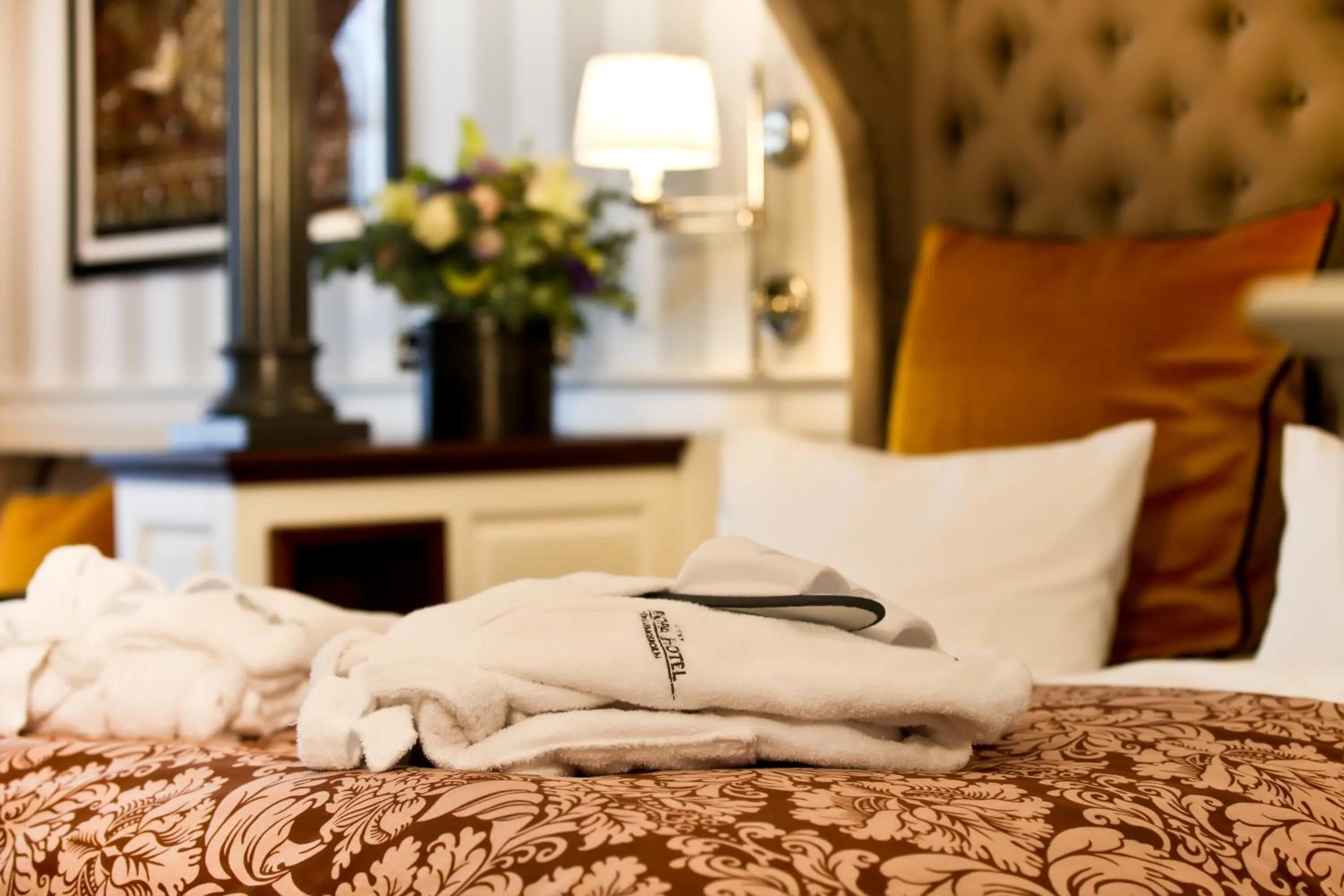 Decorative detail, Bed in Europa Hotel Kühlungsborn