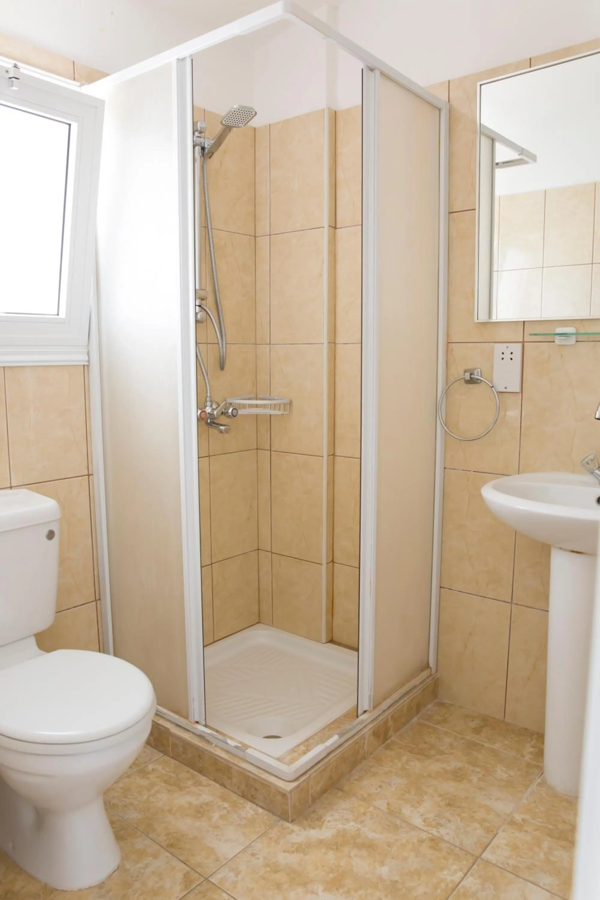 Shower in Eliofos Elegant Maisonettes