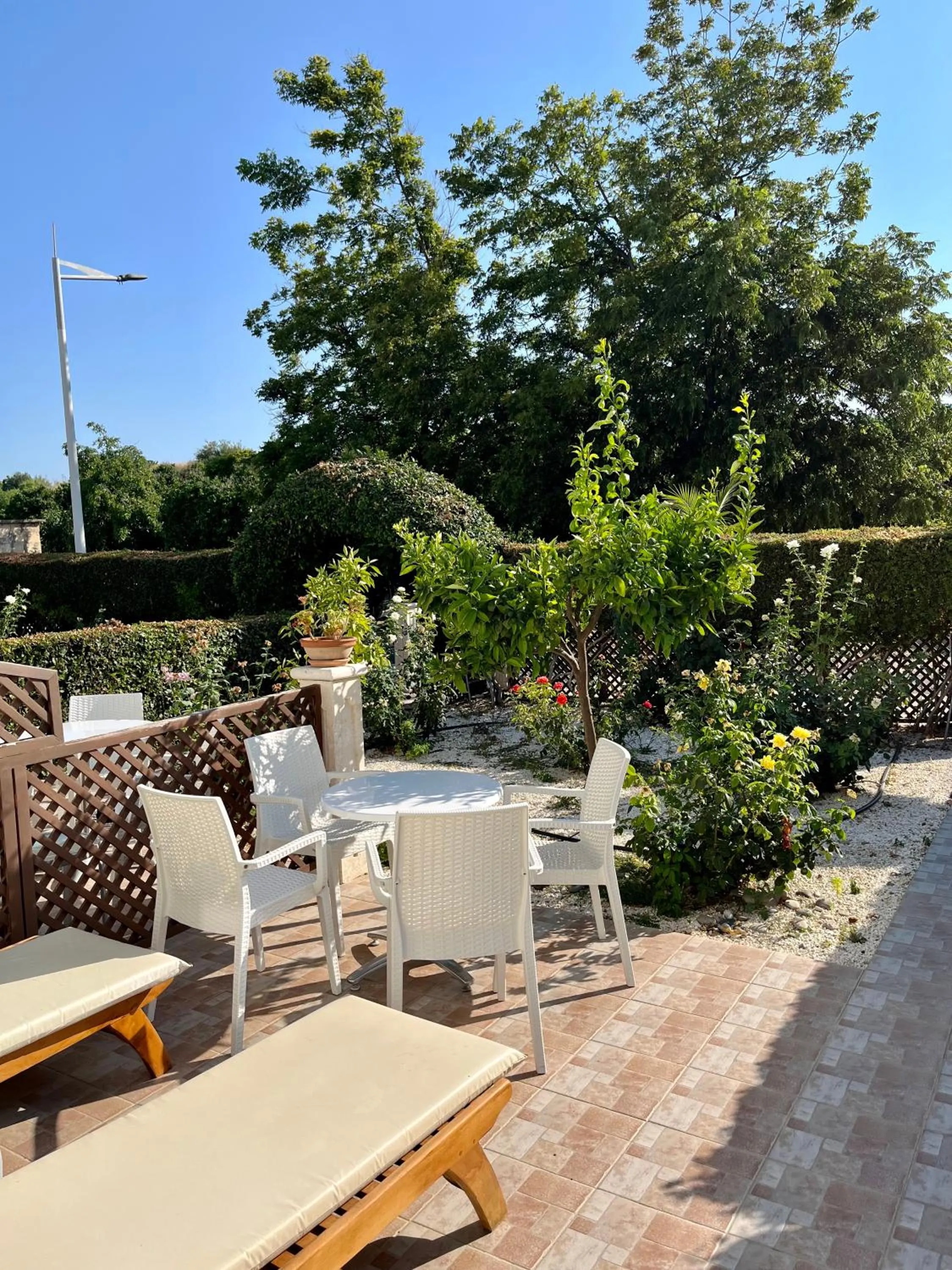 Balcony/Terrace in Eliofos Elegant Maisonettes