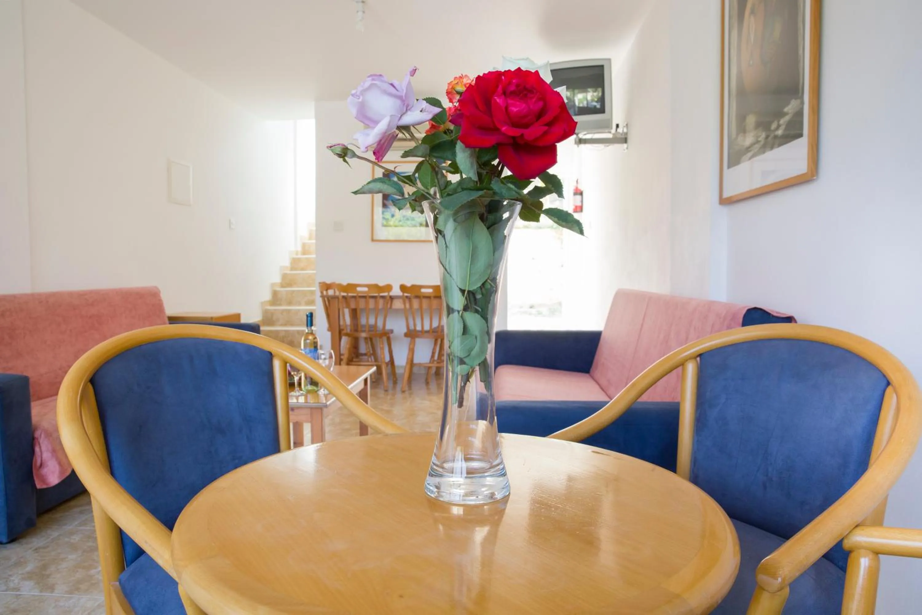 Living room in Eliofos Elegant Maisonettes