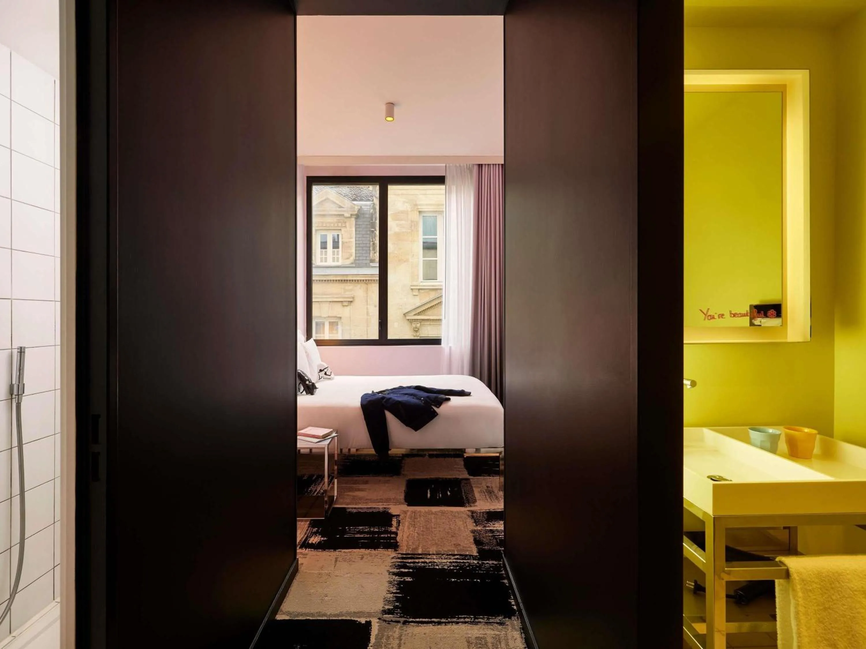 Bedroom, Bed in Mama Shelter Bordeaux Centre