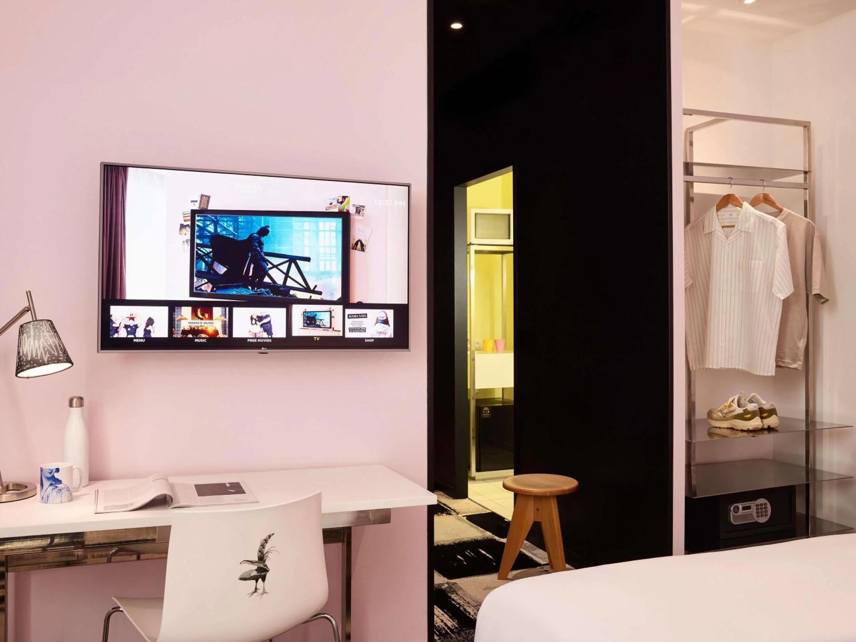 Bedroom, Bed in Mama Shelter Bordeaux Centre