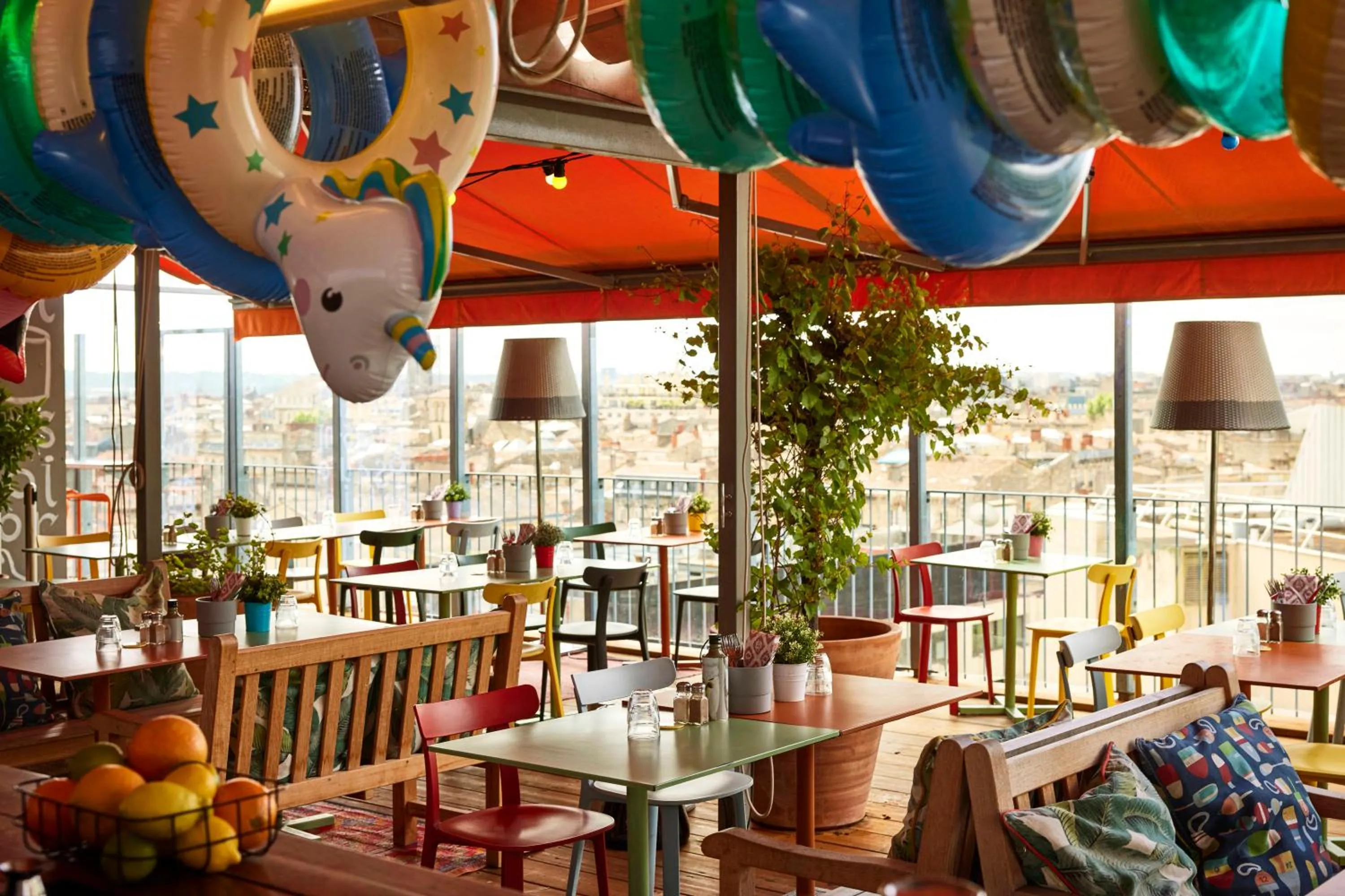 Balcony/Terrace in Mama Shelter Bordeaux Centre