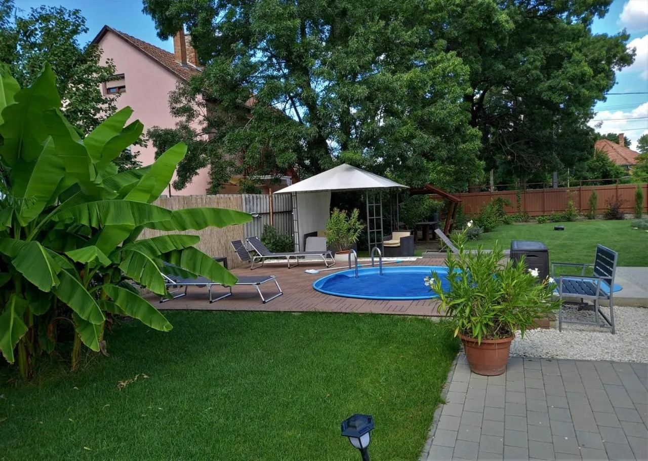 Swimming pool in Bokor Vendégház