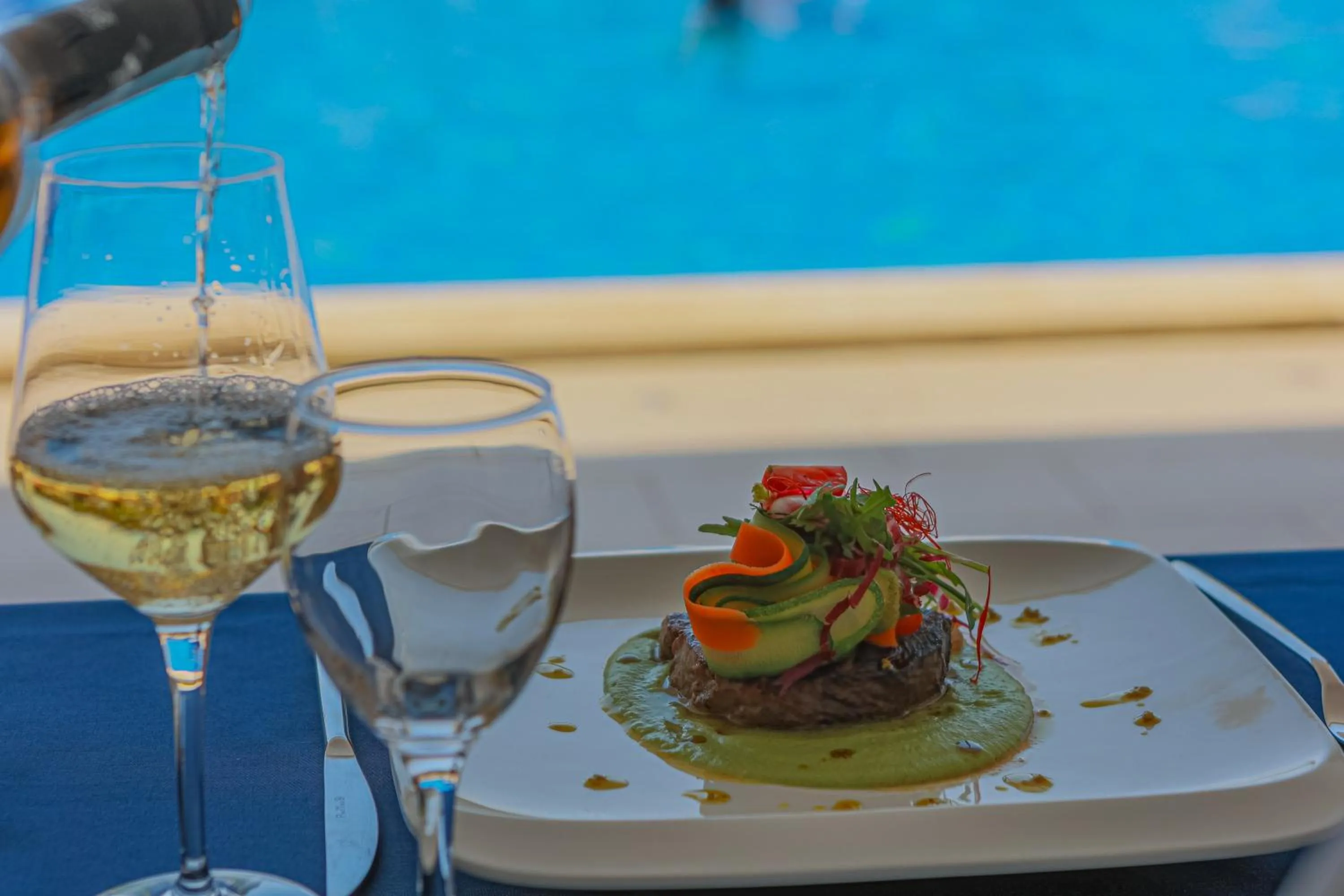 Food in Perla Resort