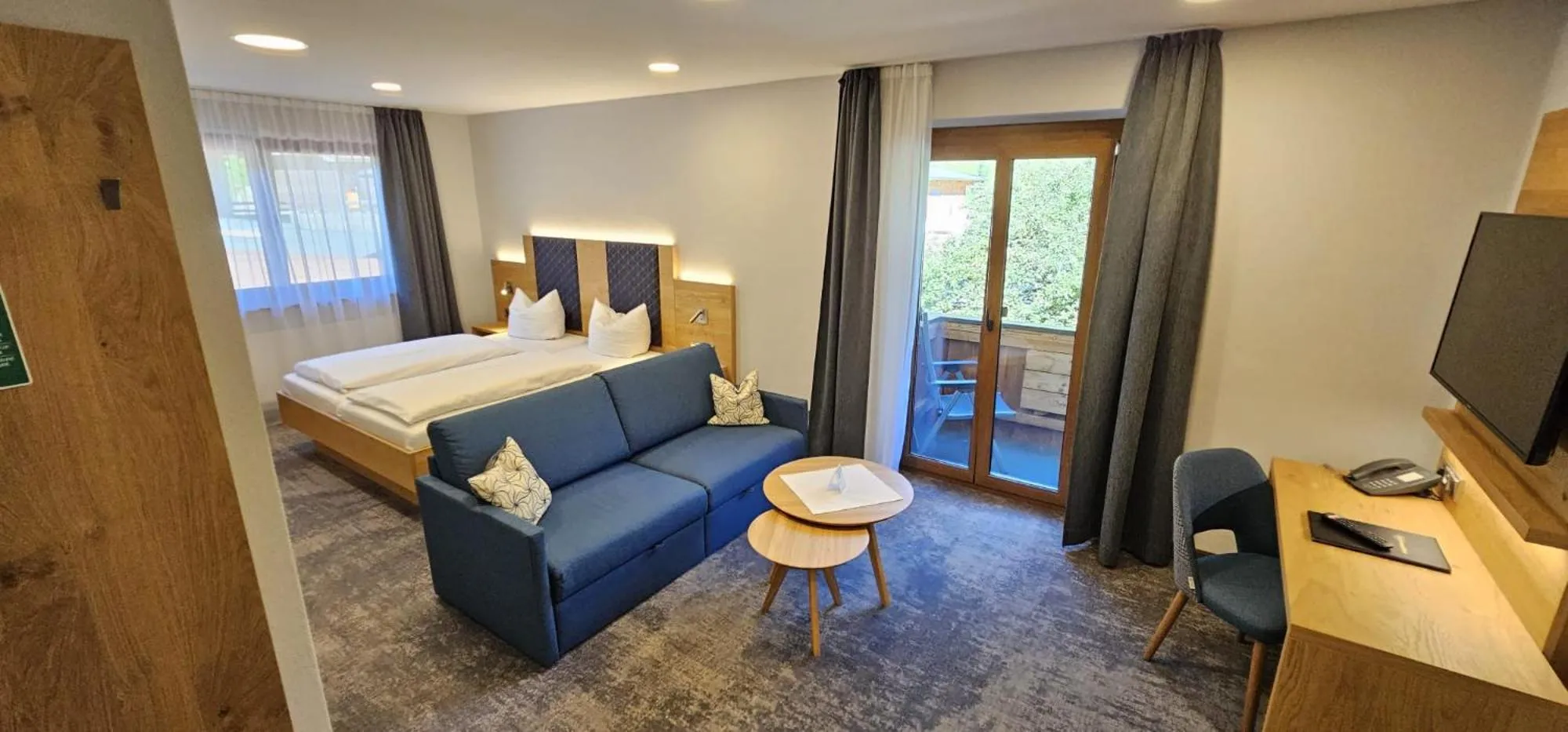 Bed in Hotel Seeblick