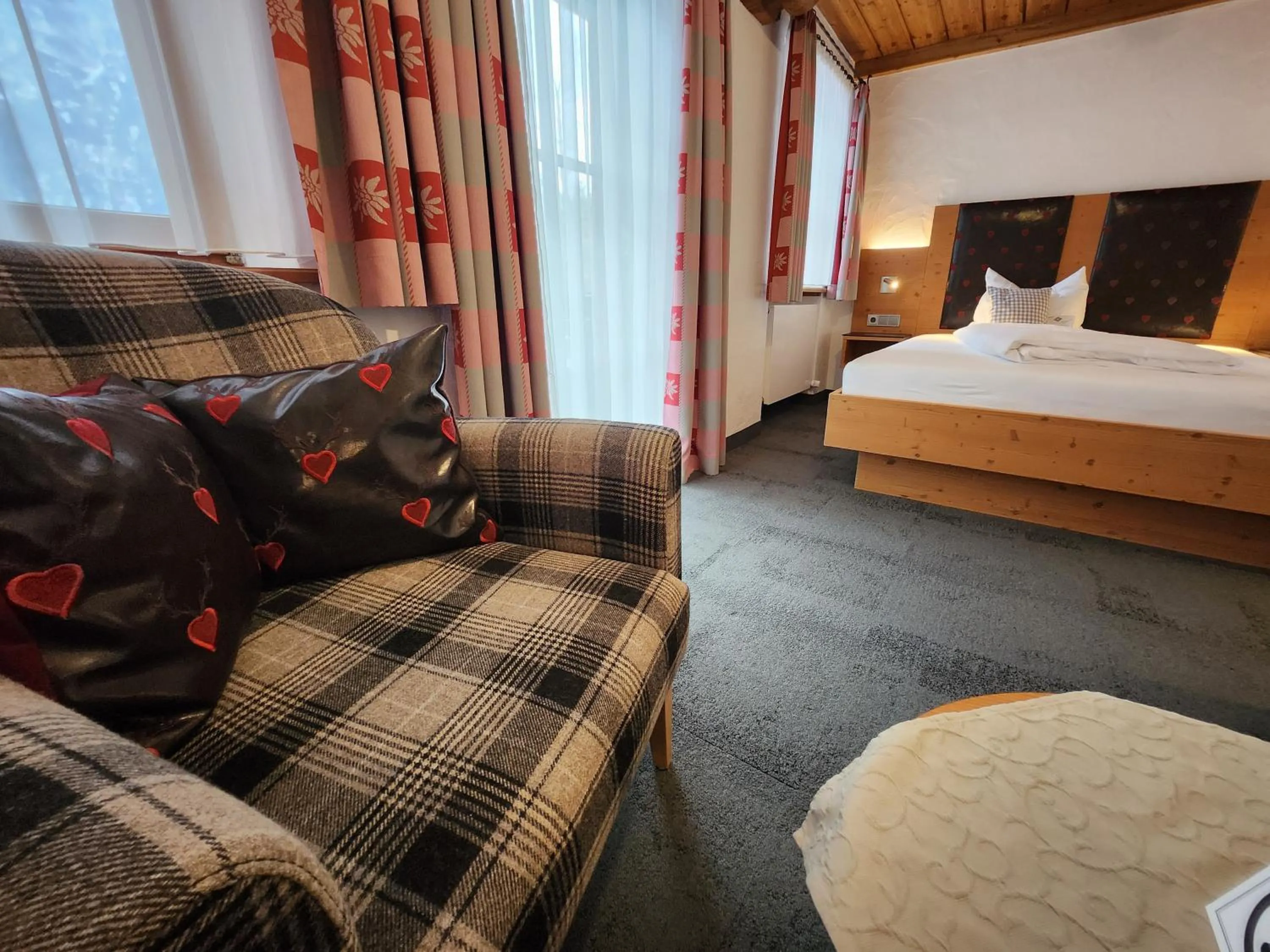 Bed in Hotel Seeblick