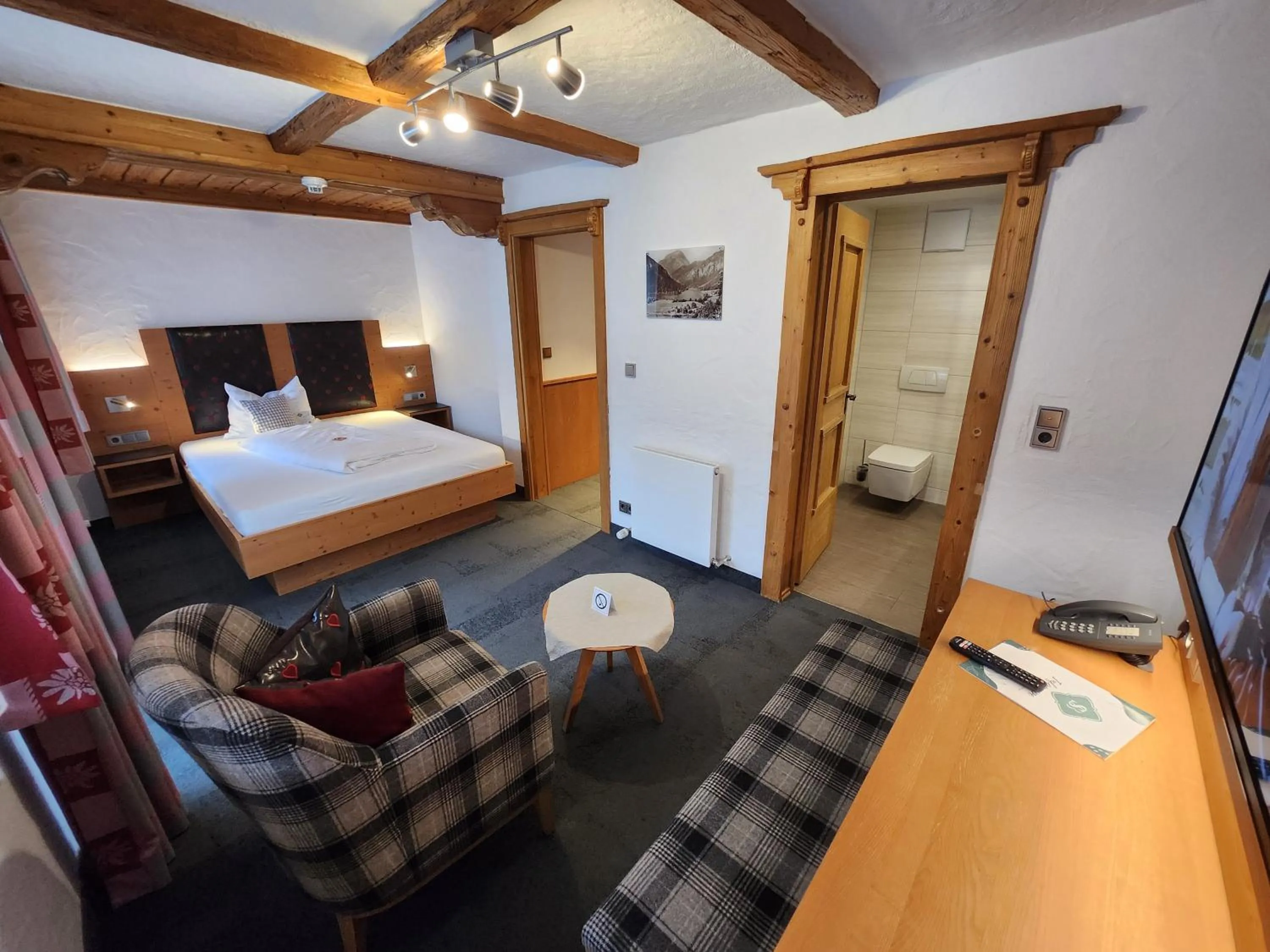 Bed in Hotel Seeblick