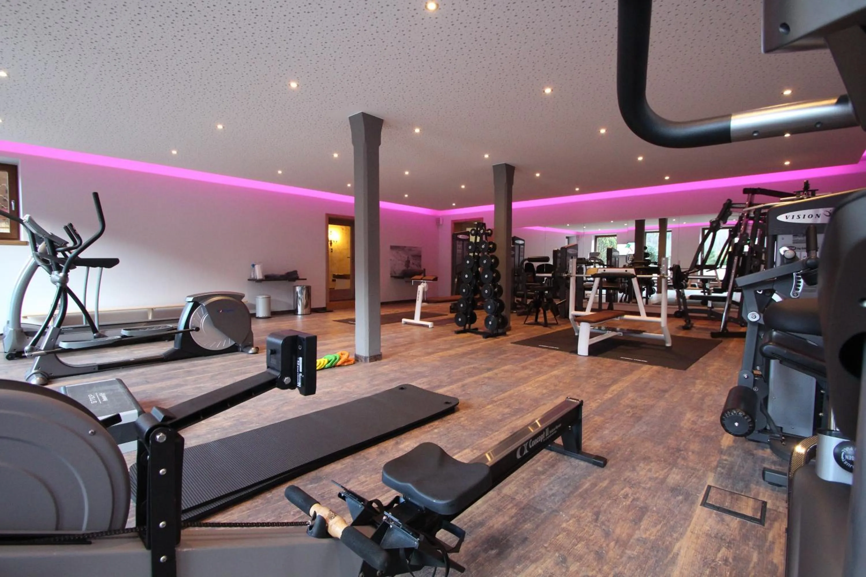 Fitness centre/facilities in Hotel Seeblick