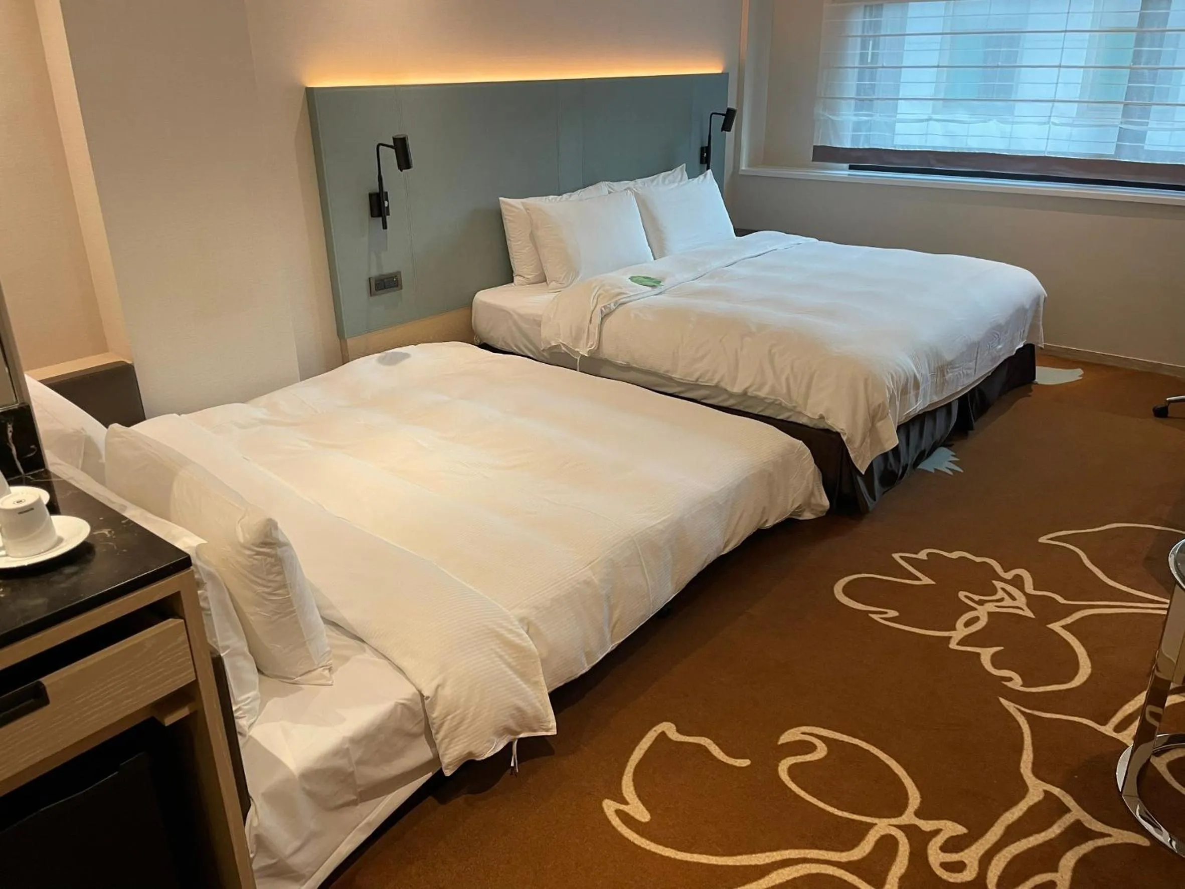 Bed in K Hotel Taipei II