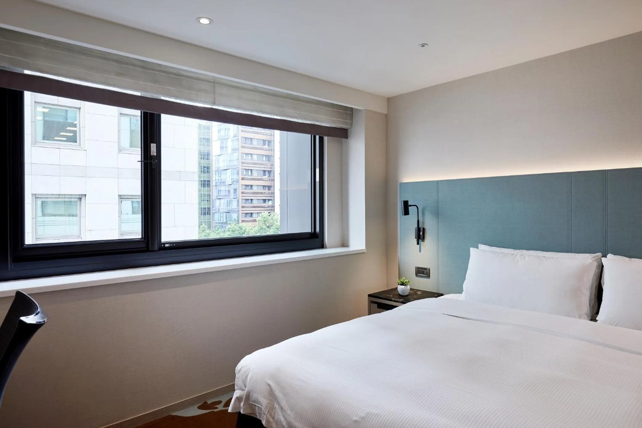 Bed in K Hotel Taipei II