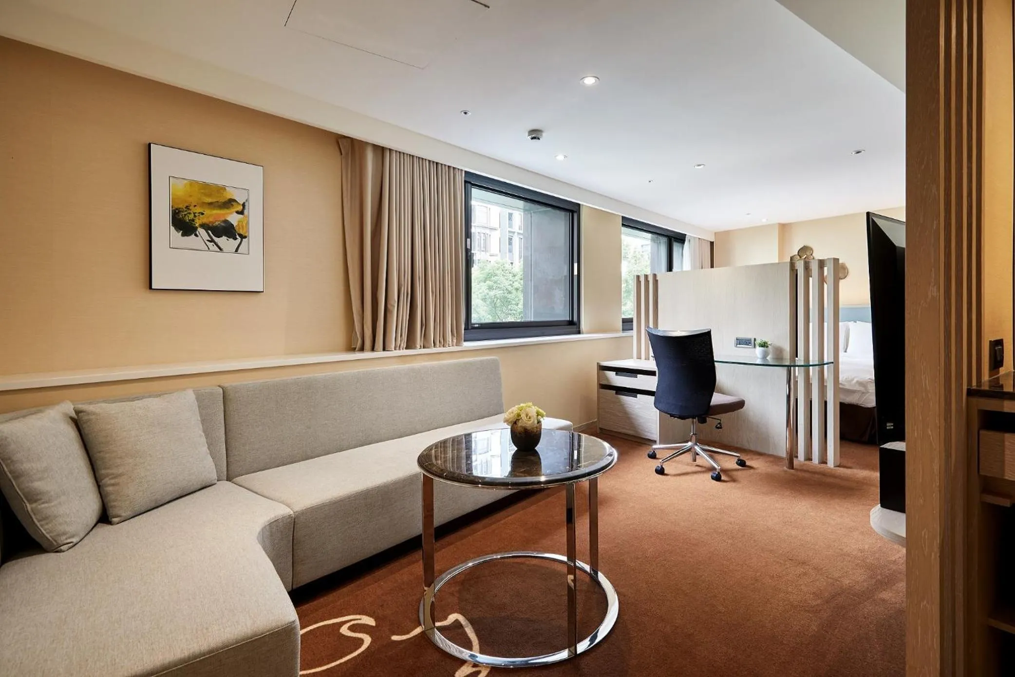 Living room in K Hotel Taipei II