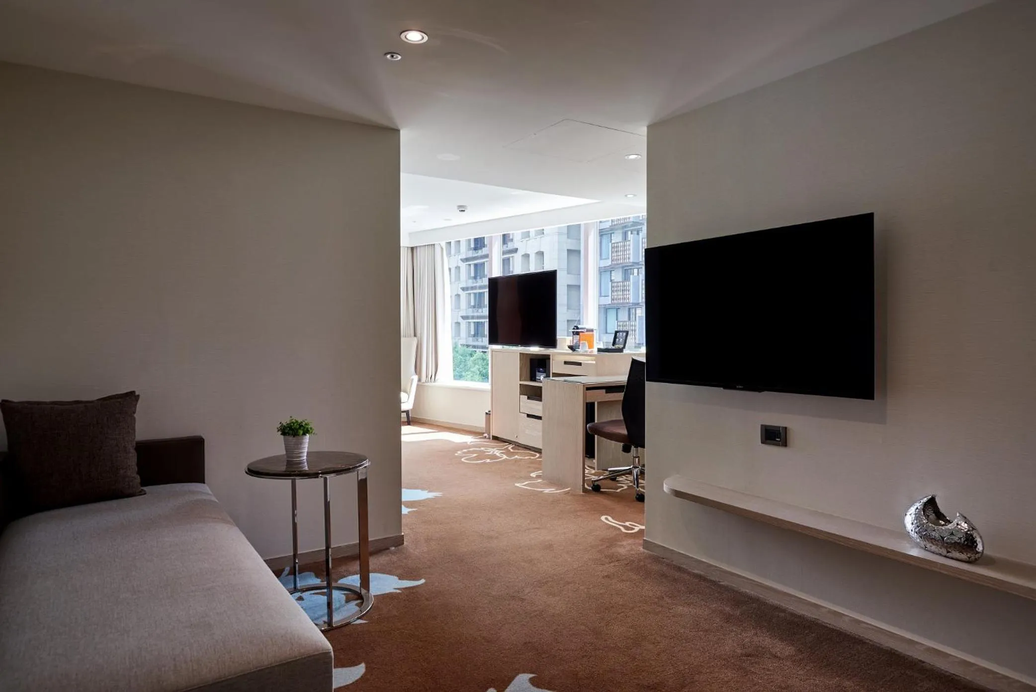 Bed in K Hotel Taipei II