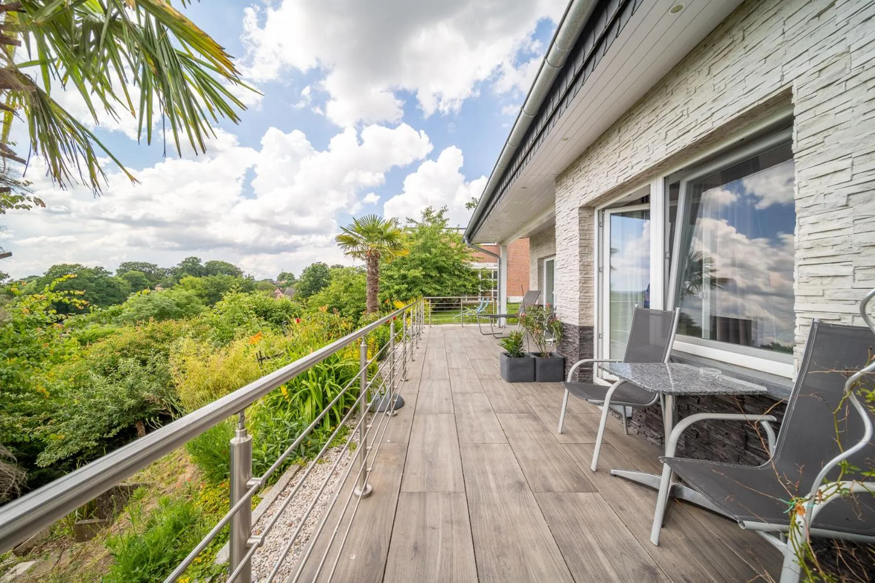Balcony/Terrace in Hotel Zum Halbmond