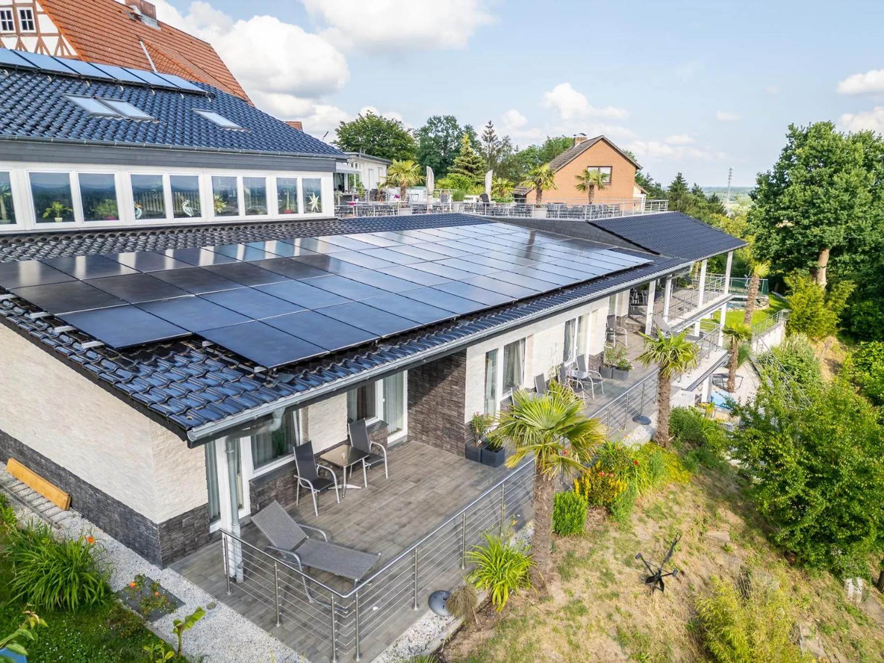 Balcony/Terrace in Hotel Zum Halbmond