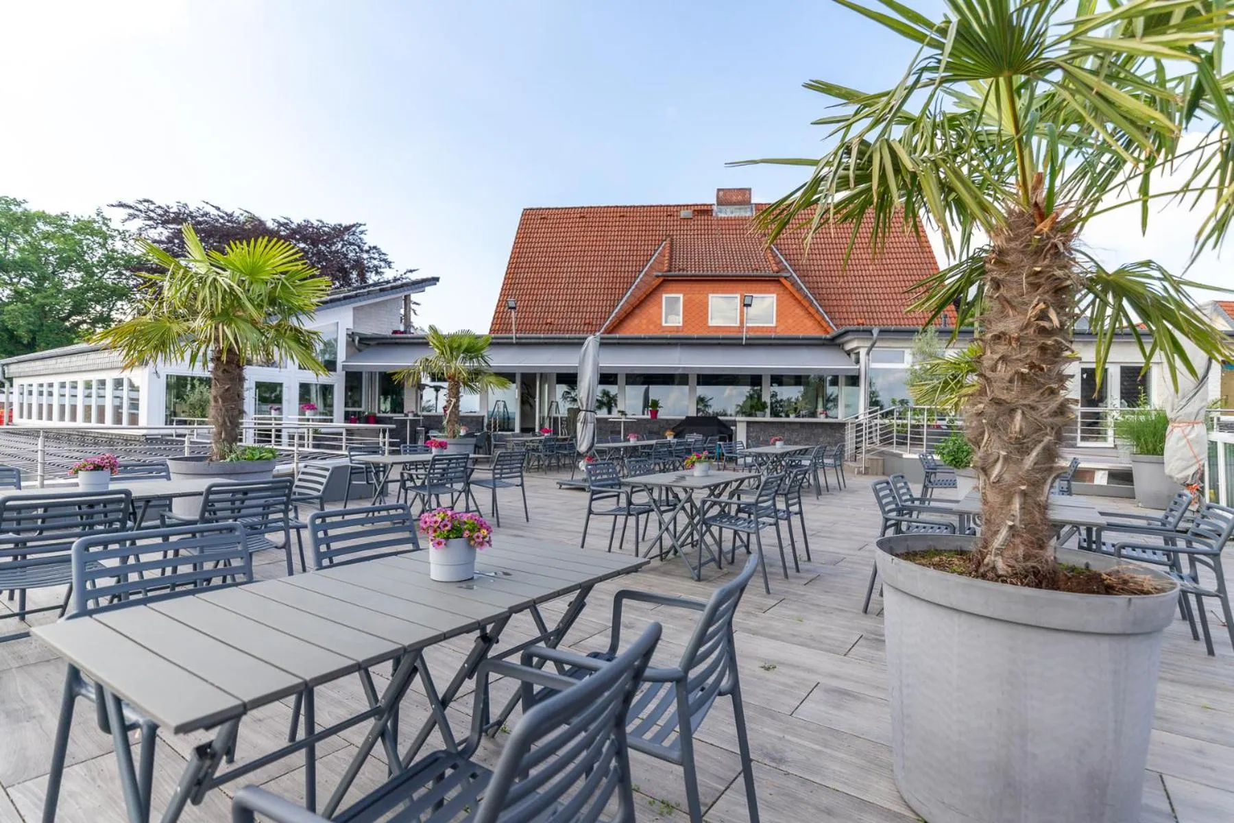 Balcony/Terrace in Hotel Zum Halbmond