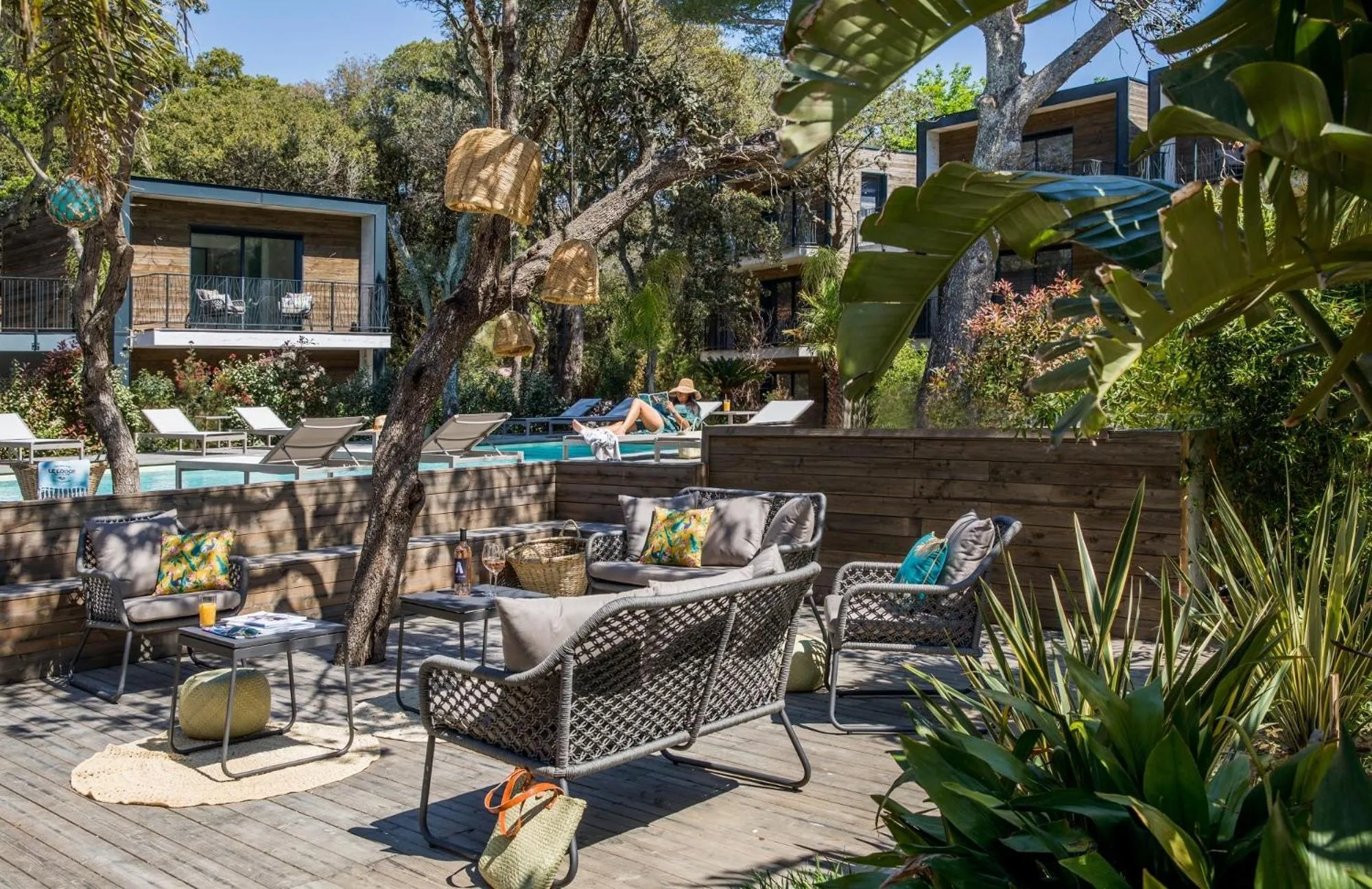 Patio in Le Lodge des Îles d'Or