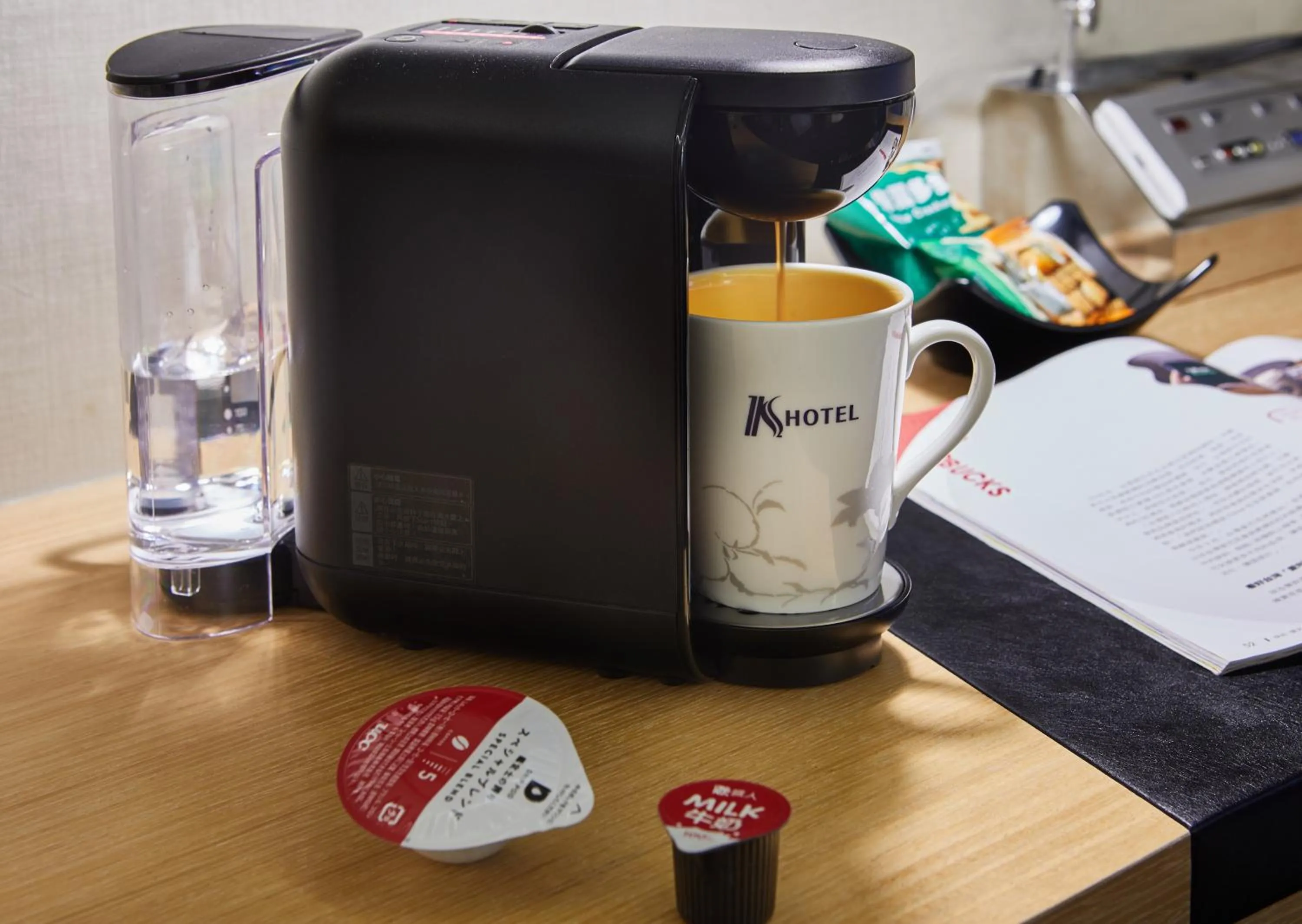 Coffee/tea facilities in K Hotel Taipei Songjiang