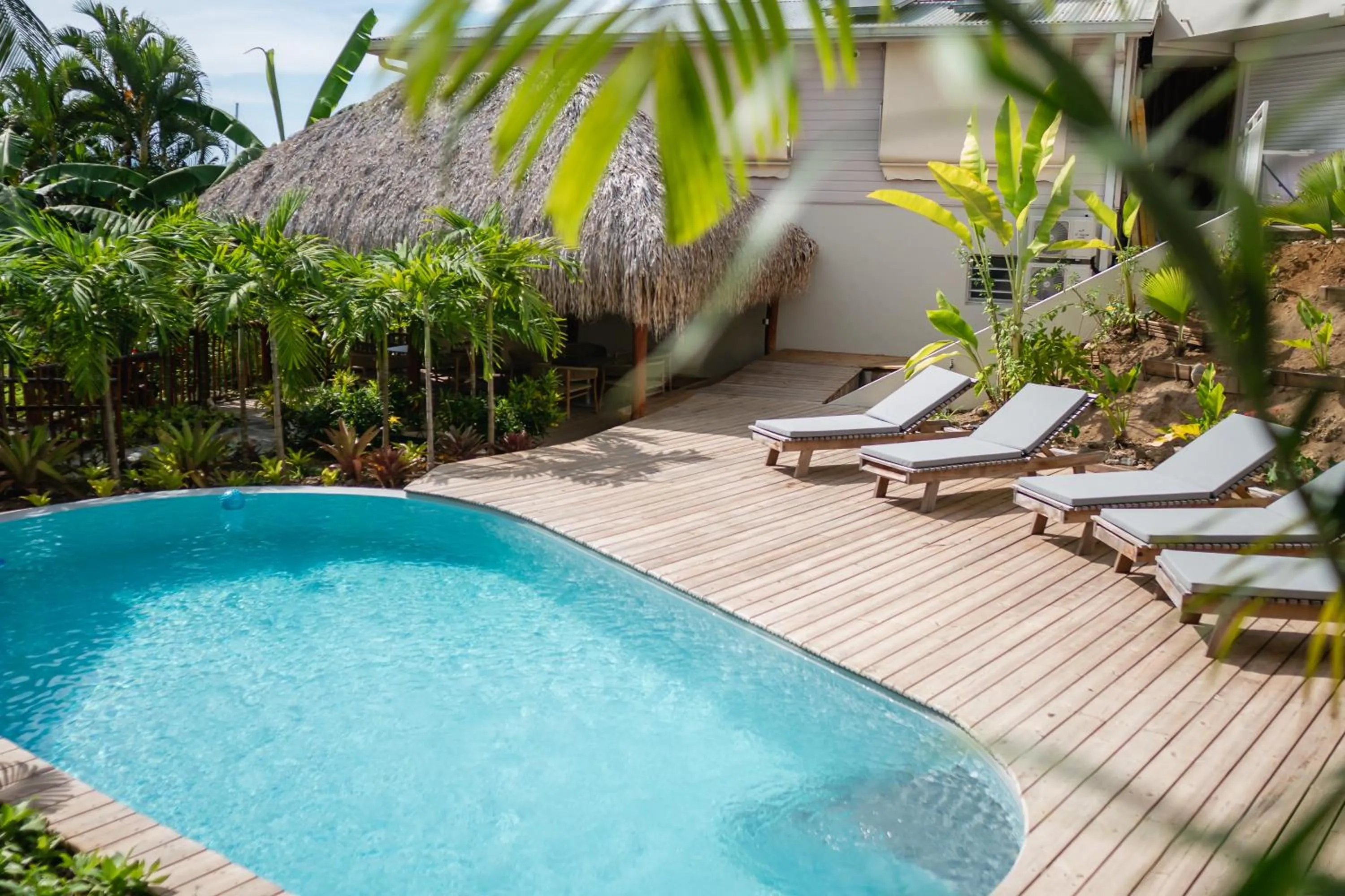 Patio in Hôtel Iloma