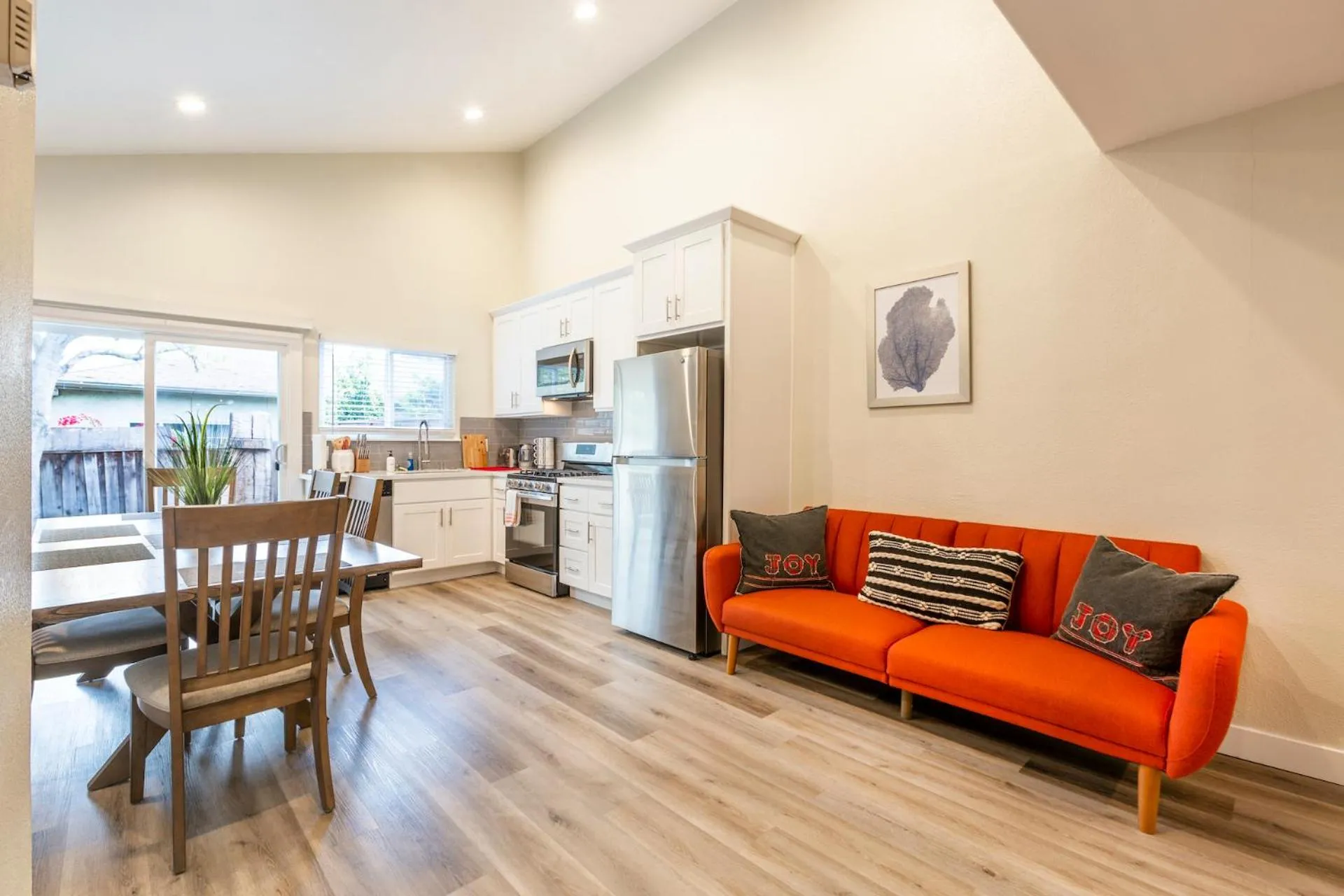 Living room in @ Marbella Lane 6BR Duplex in Downtown San Jose