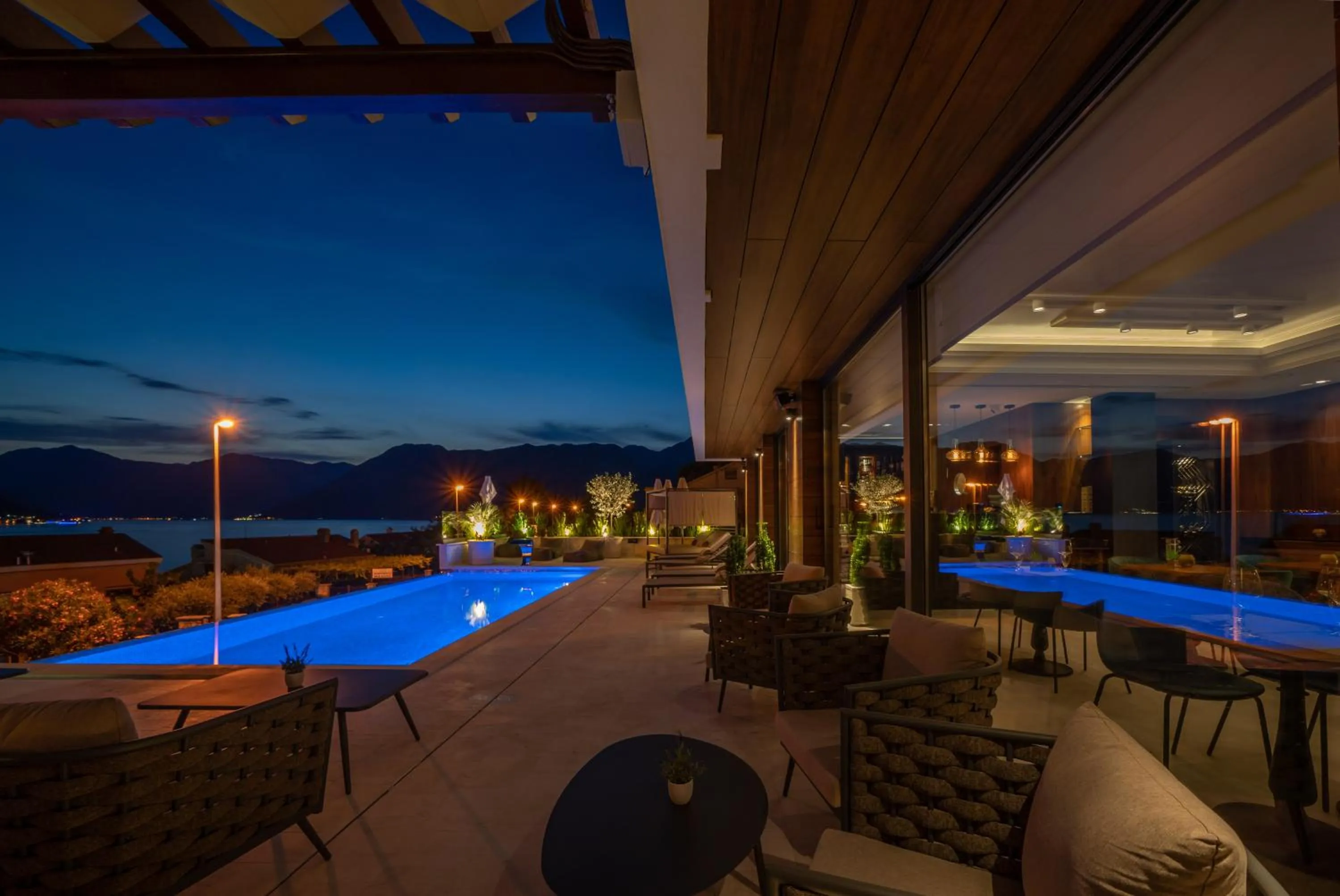 Pool view in Boutique Hotel R Palazzo