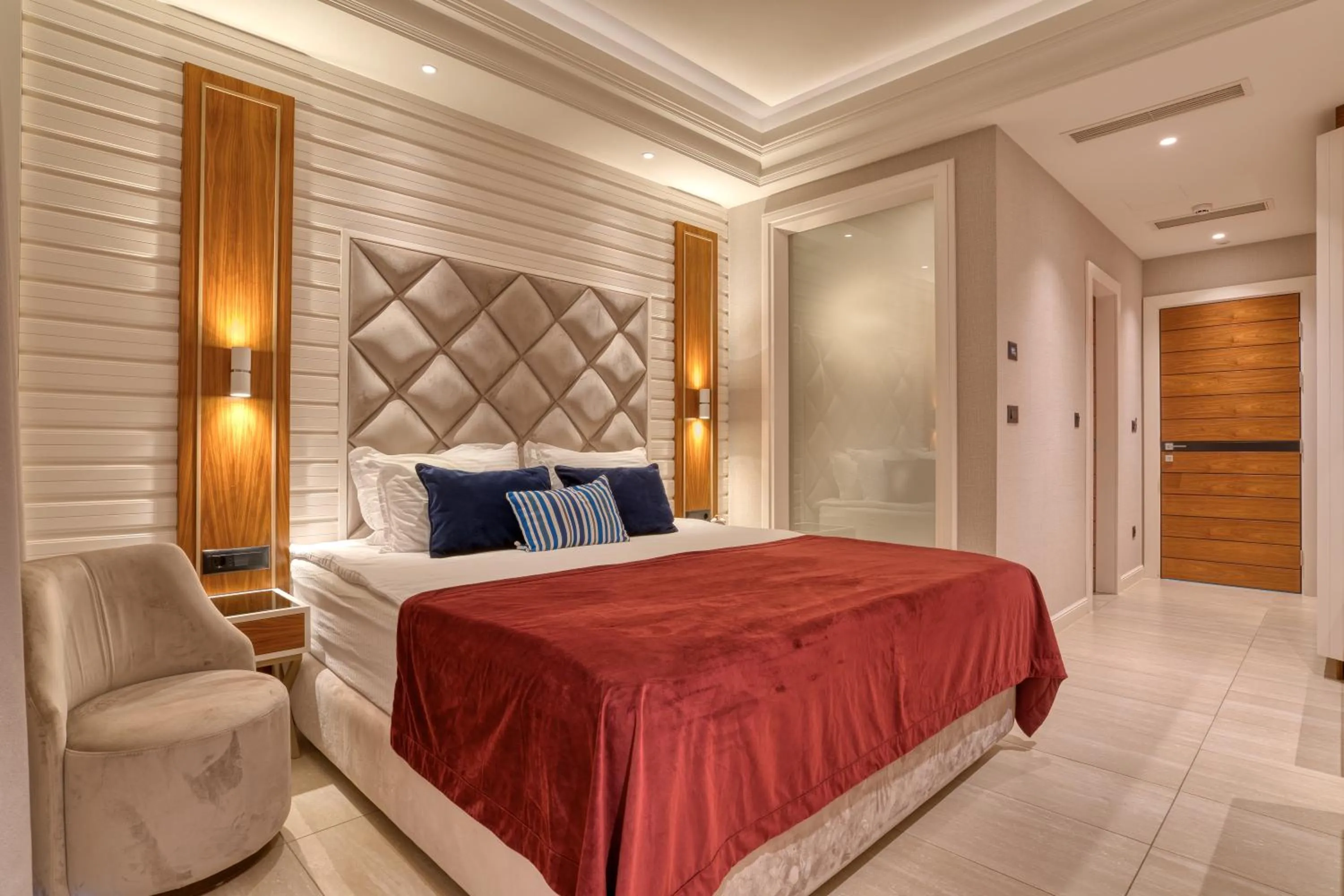 Bed in Boutique Hotel R Palazzo