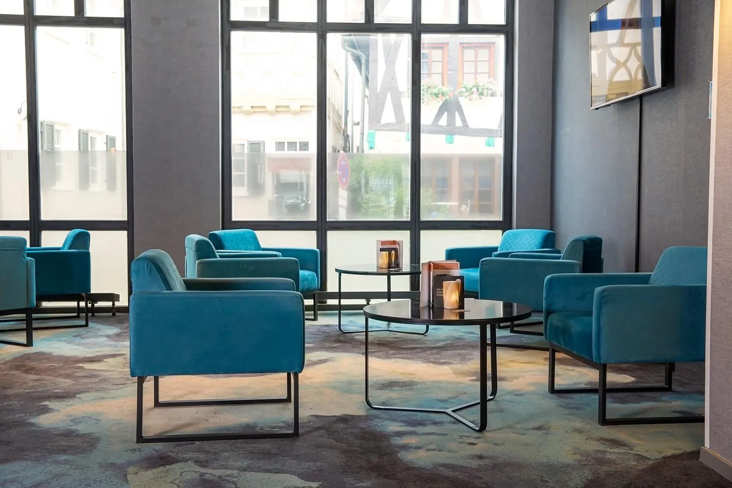 Lobby or reception in ACHAT Hotel Heppenheim