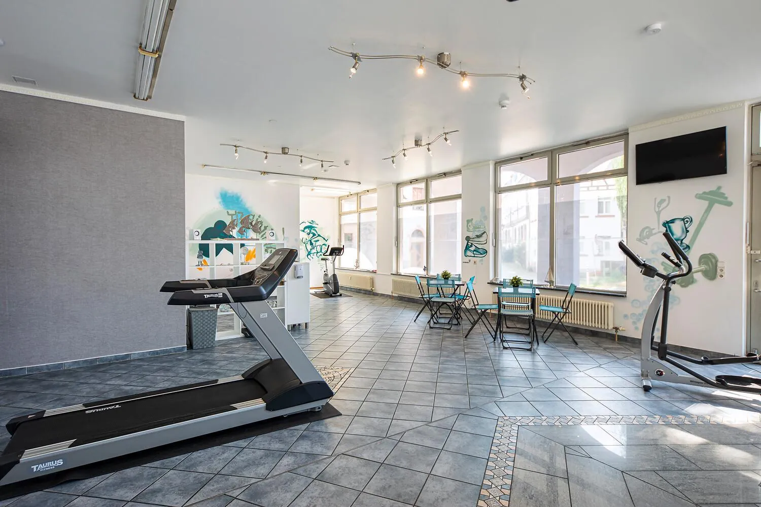 Fitness centre/facilities in ACHAT Hotel Heppenheim