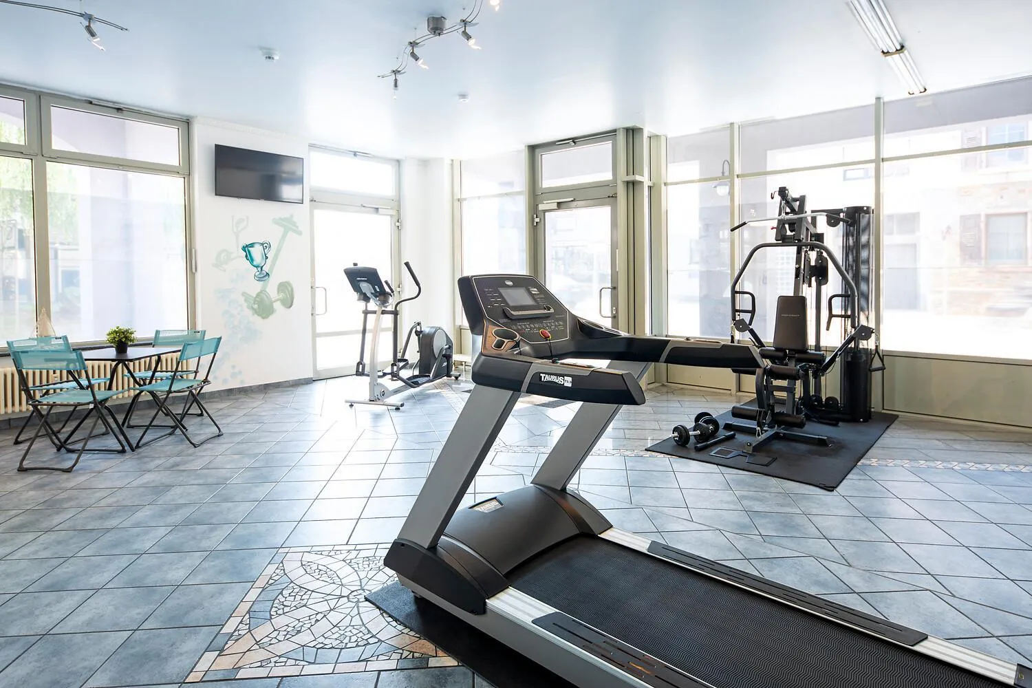 Fitness centre/facilities in ACHAT Hotel Heppenheim