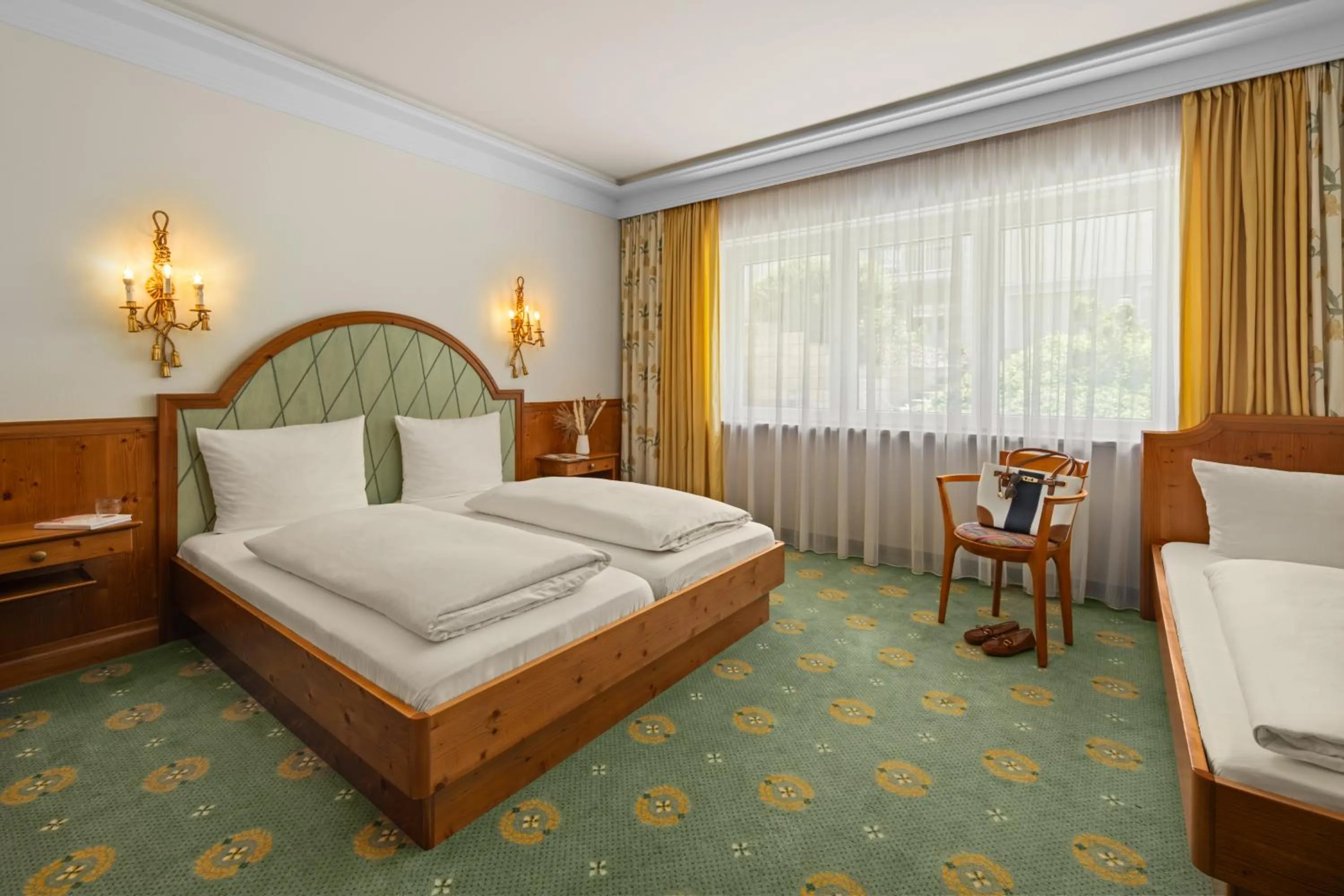 Photo of the whole room, Bed in Hotel Dreiflüssehof