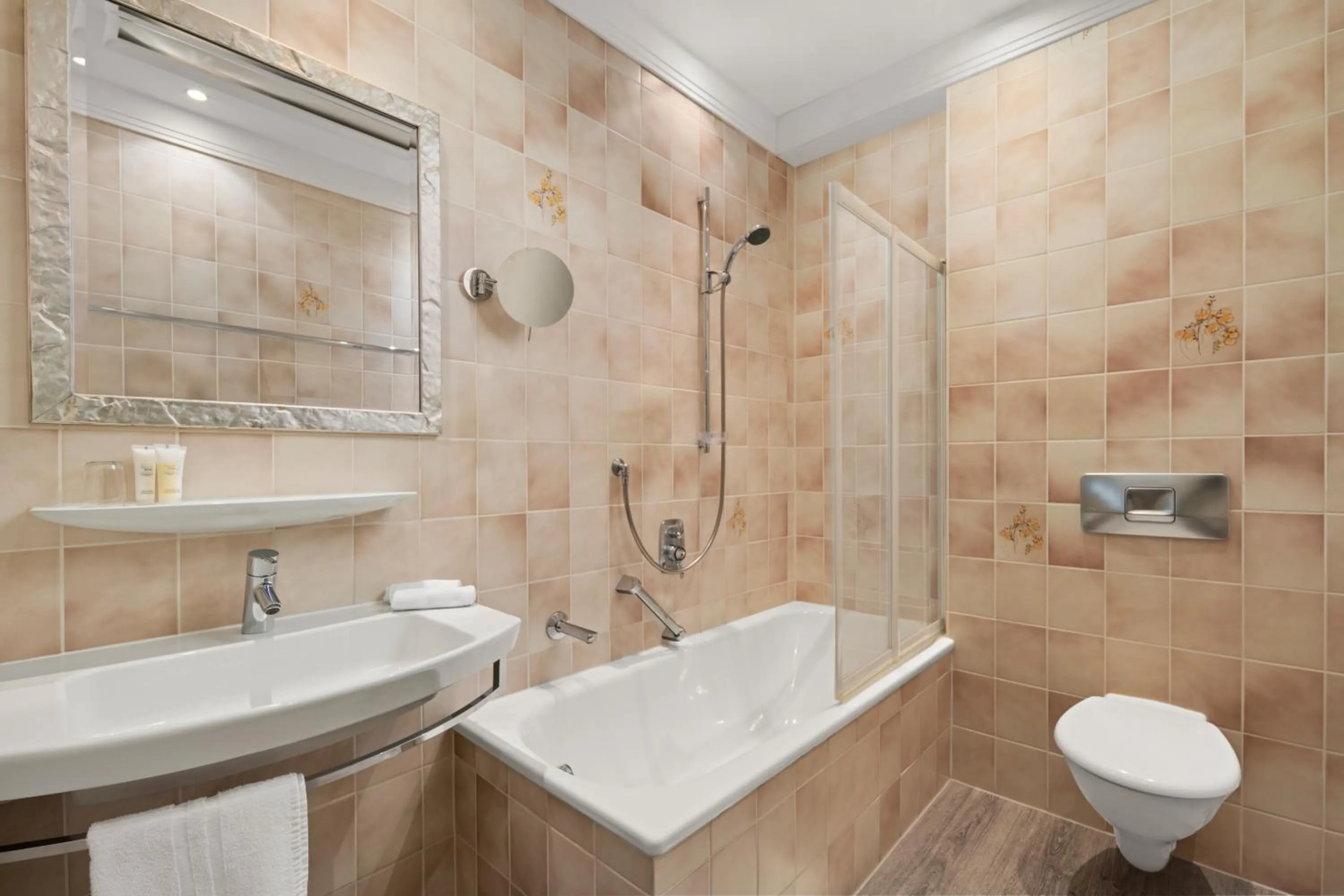 Bathroom in Hotel Dreiflüssehof