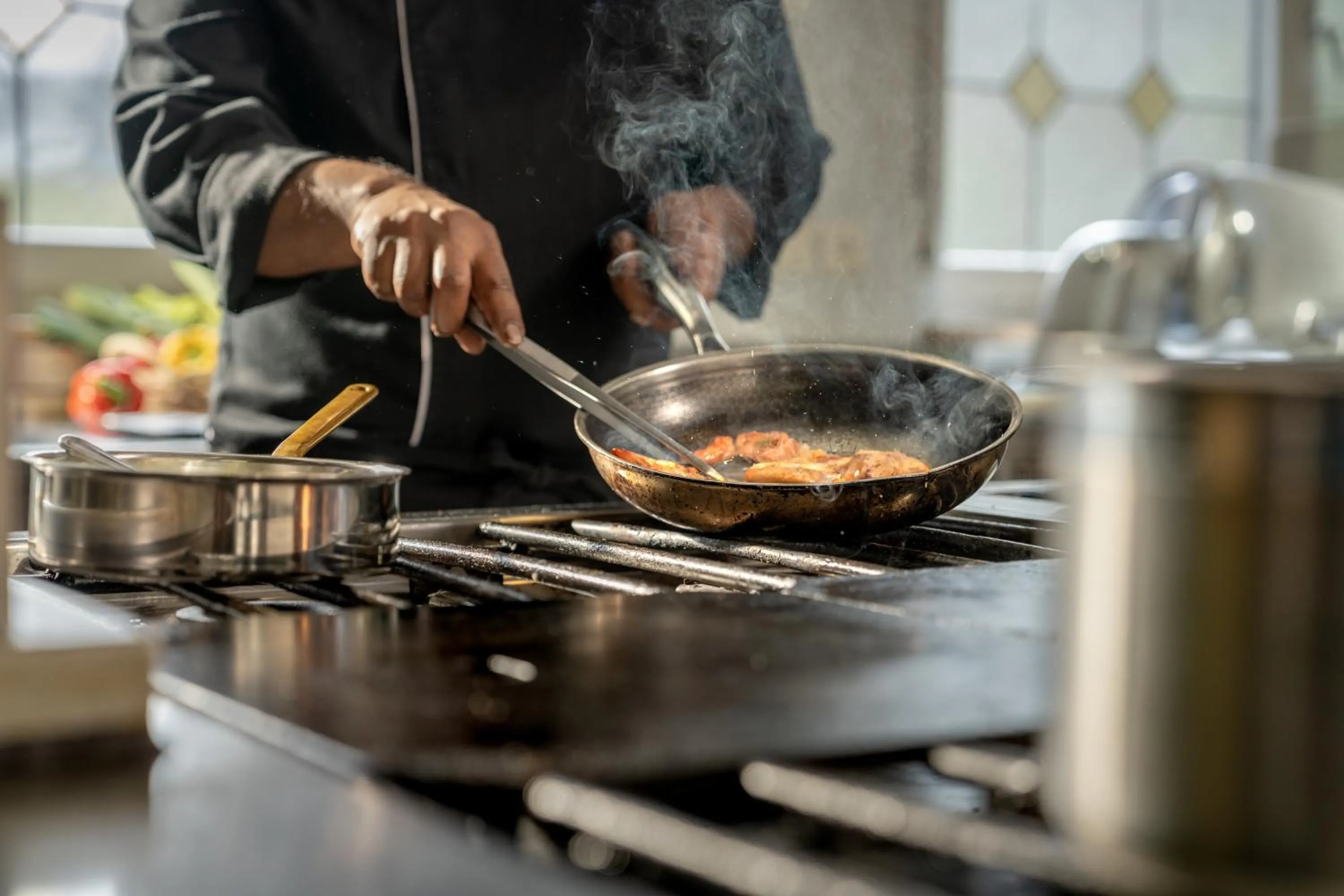 kitchen in Hotel Dreiflüssehof