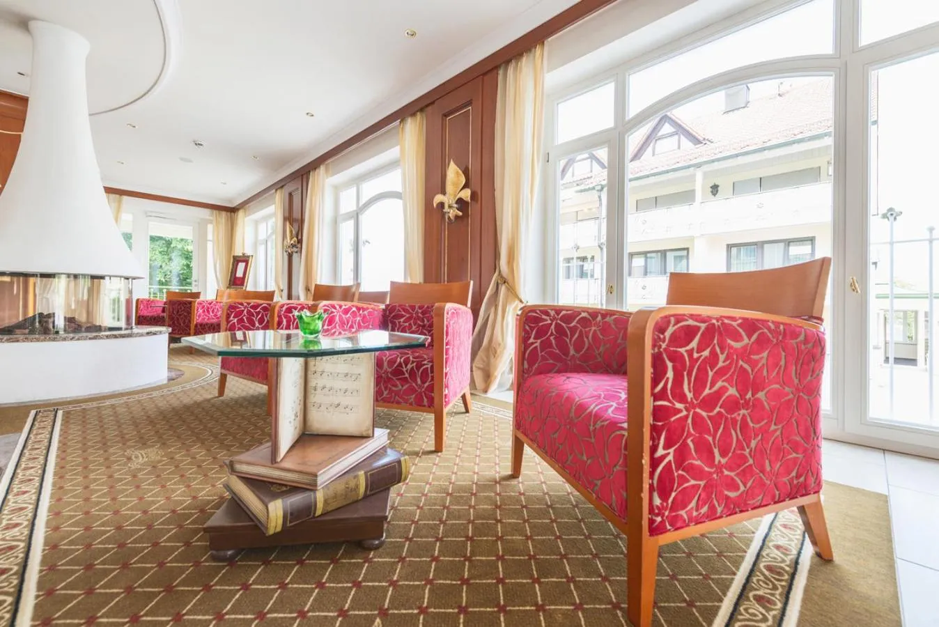 Lobby or reception in Hotel Dreiflüssehof