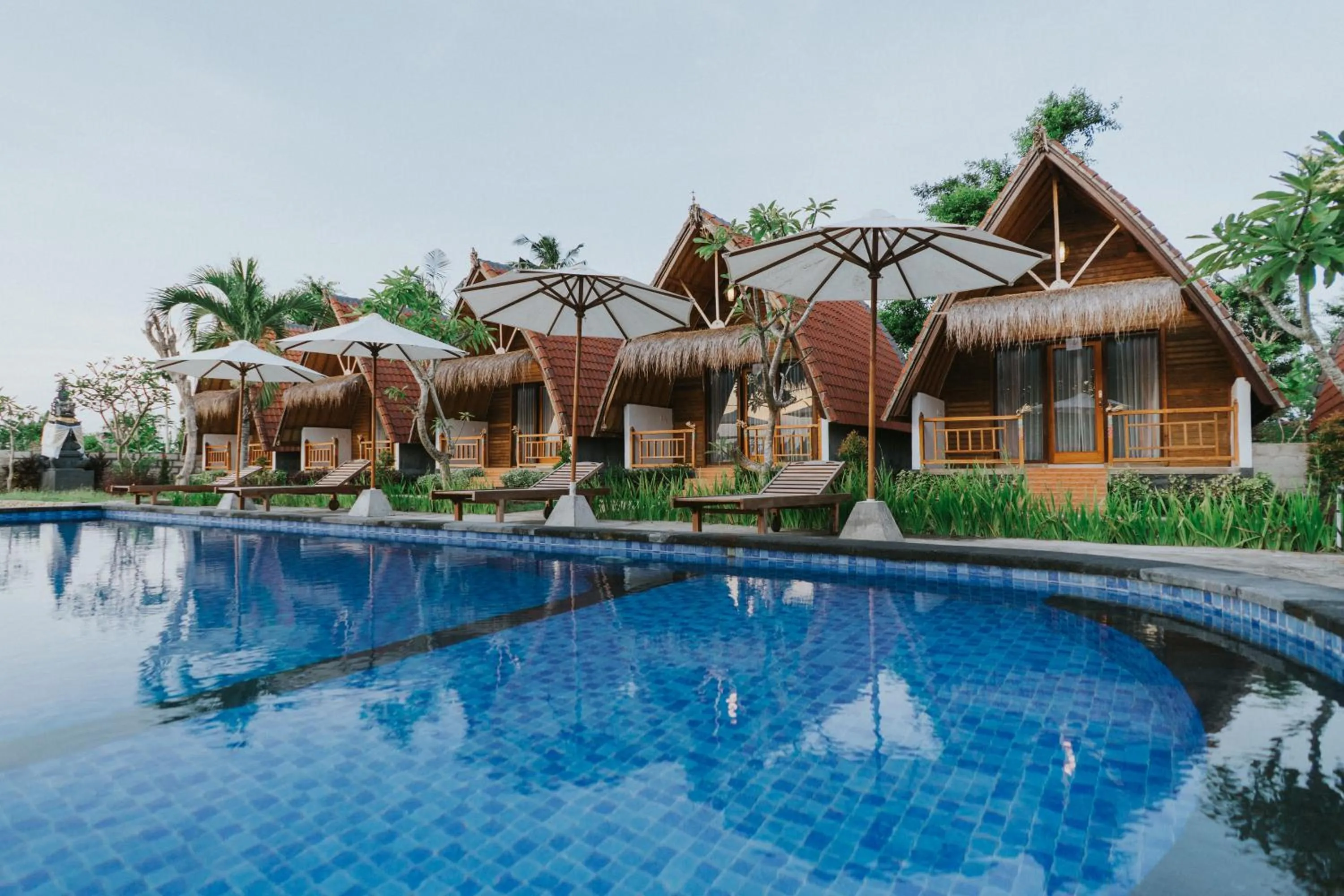 Swimming pool in Sundi Hill Cottage