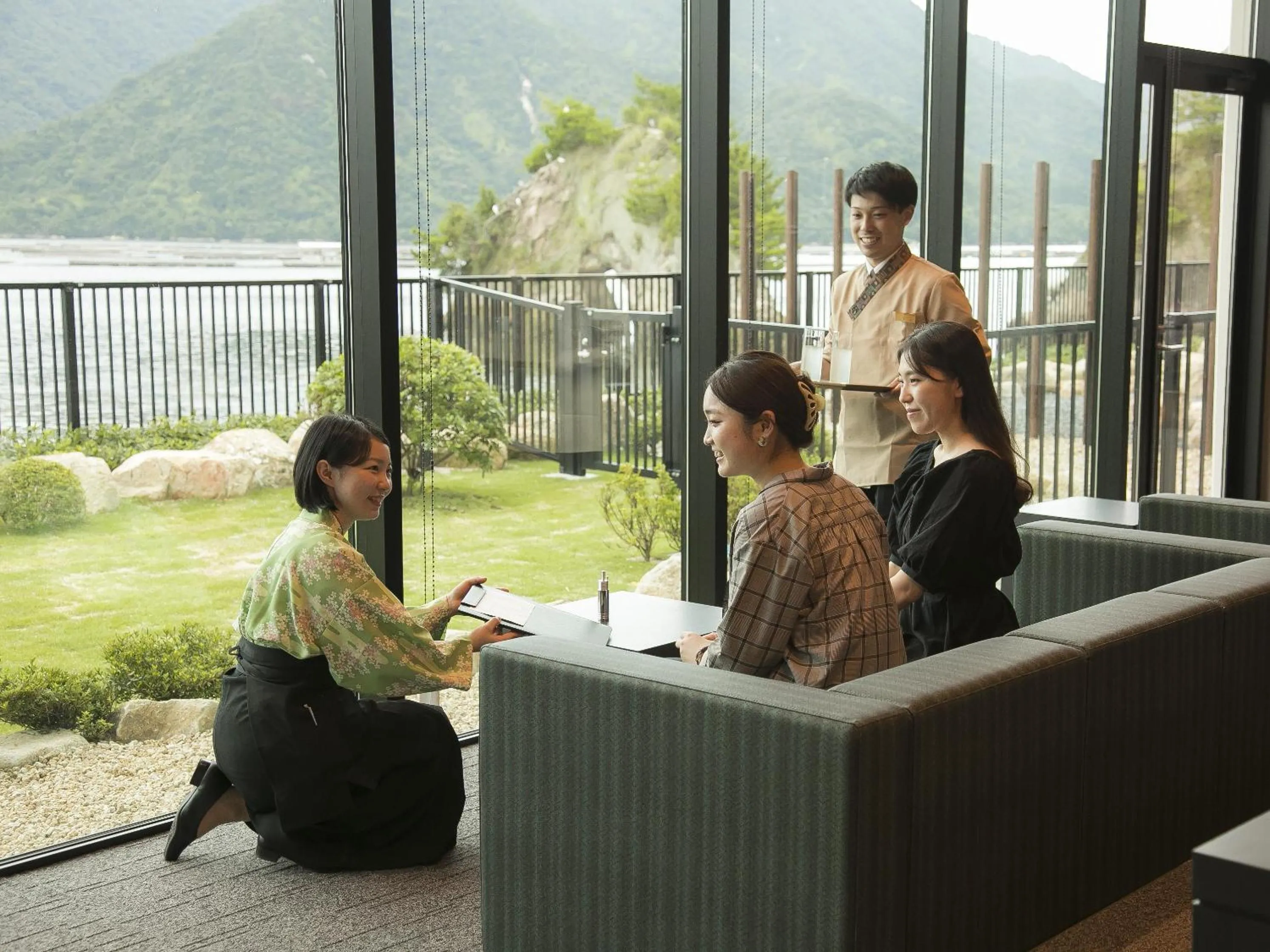 Staff in Grandvrio Hotel Miyajima Wakura - ROUTE INN HOTELS -
