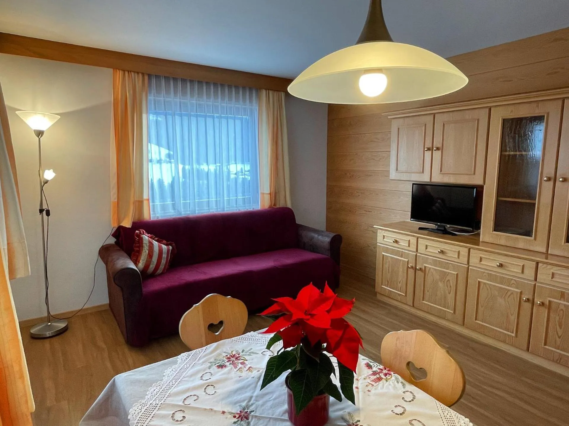 Living room, Bed in Residence Lastei