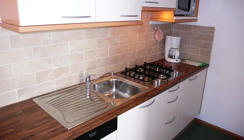 Kitchen or kitchenette in Residence Lastei