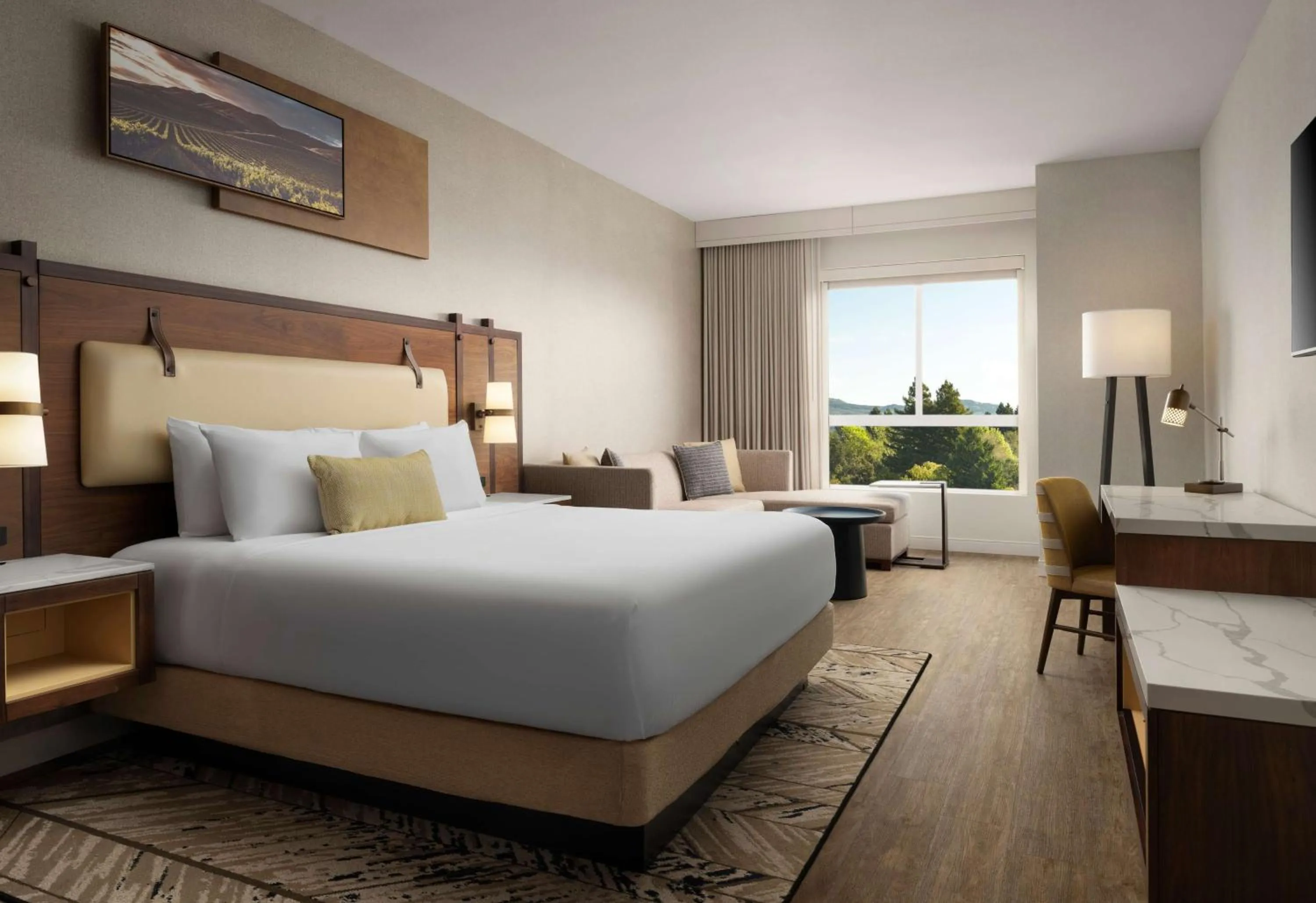 Bedroom, Bed in Cambria Hotel Sonoma Wine Country