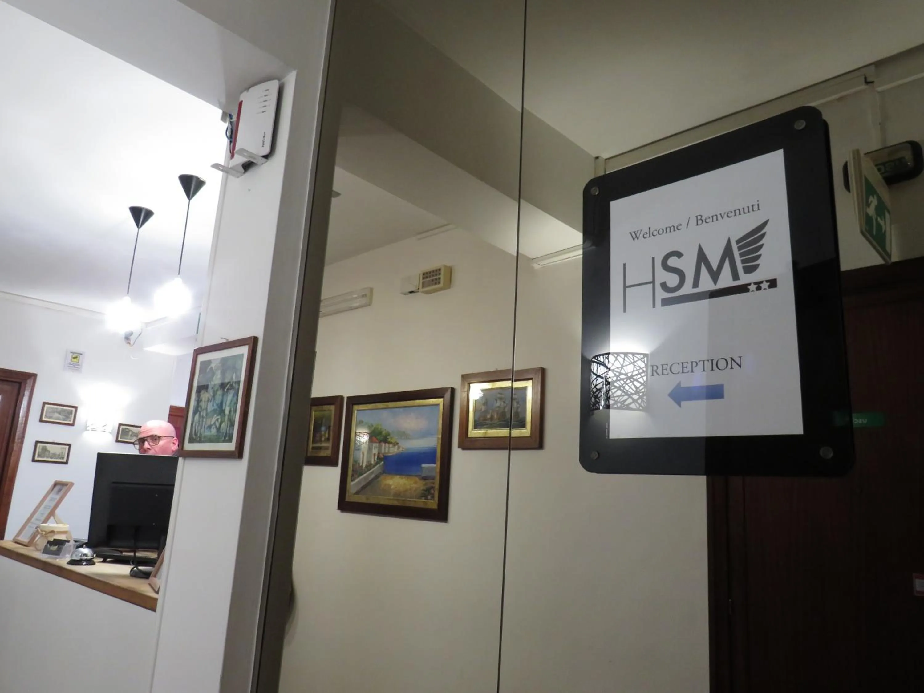 Property logo or sign in Hotel San Michele