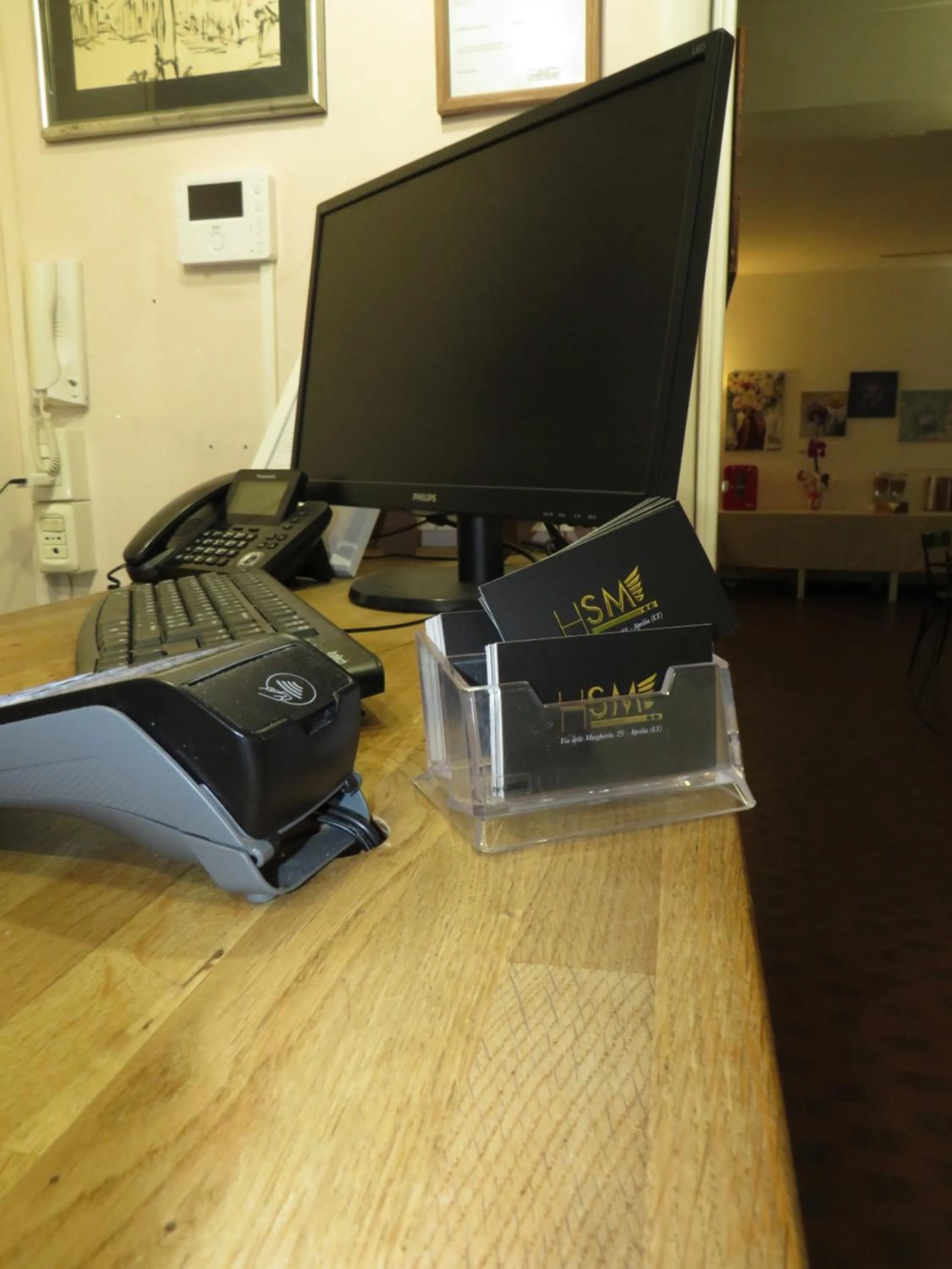 Communal lounge/ TV room in Hotel San Michele