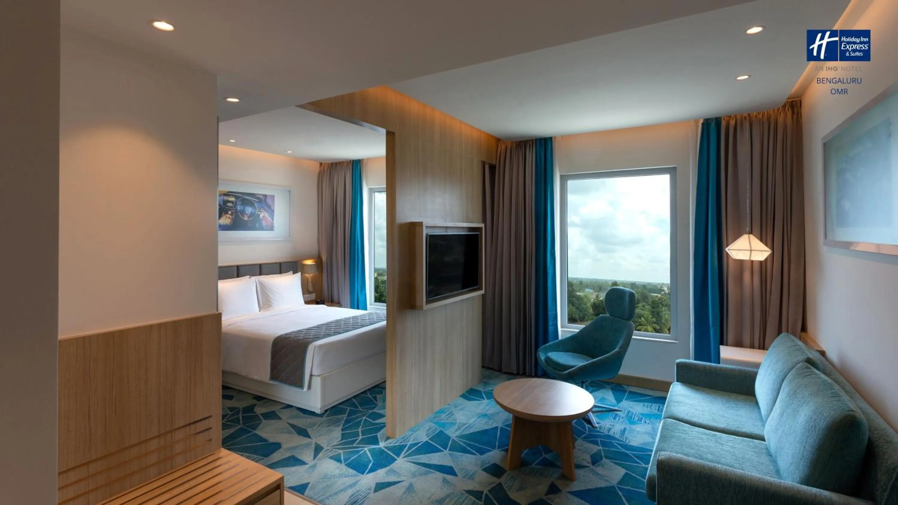 Photo of the whole room, Bed in Holiday Inn Express & Suites Bengaluru Old Madras Road by IHG